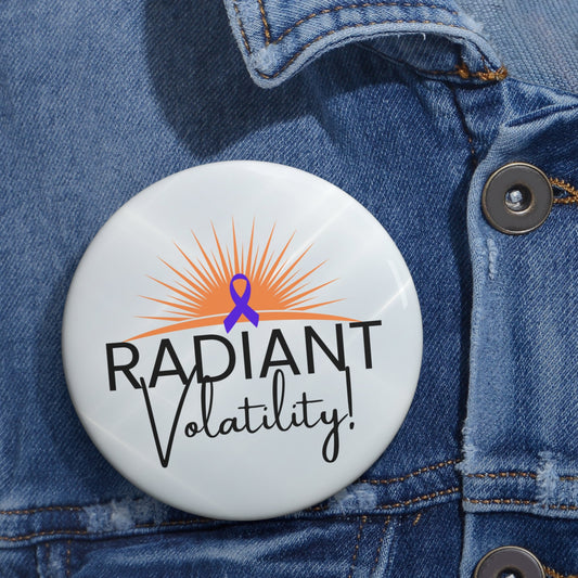 Radiant Volatility Pinback Button
