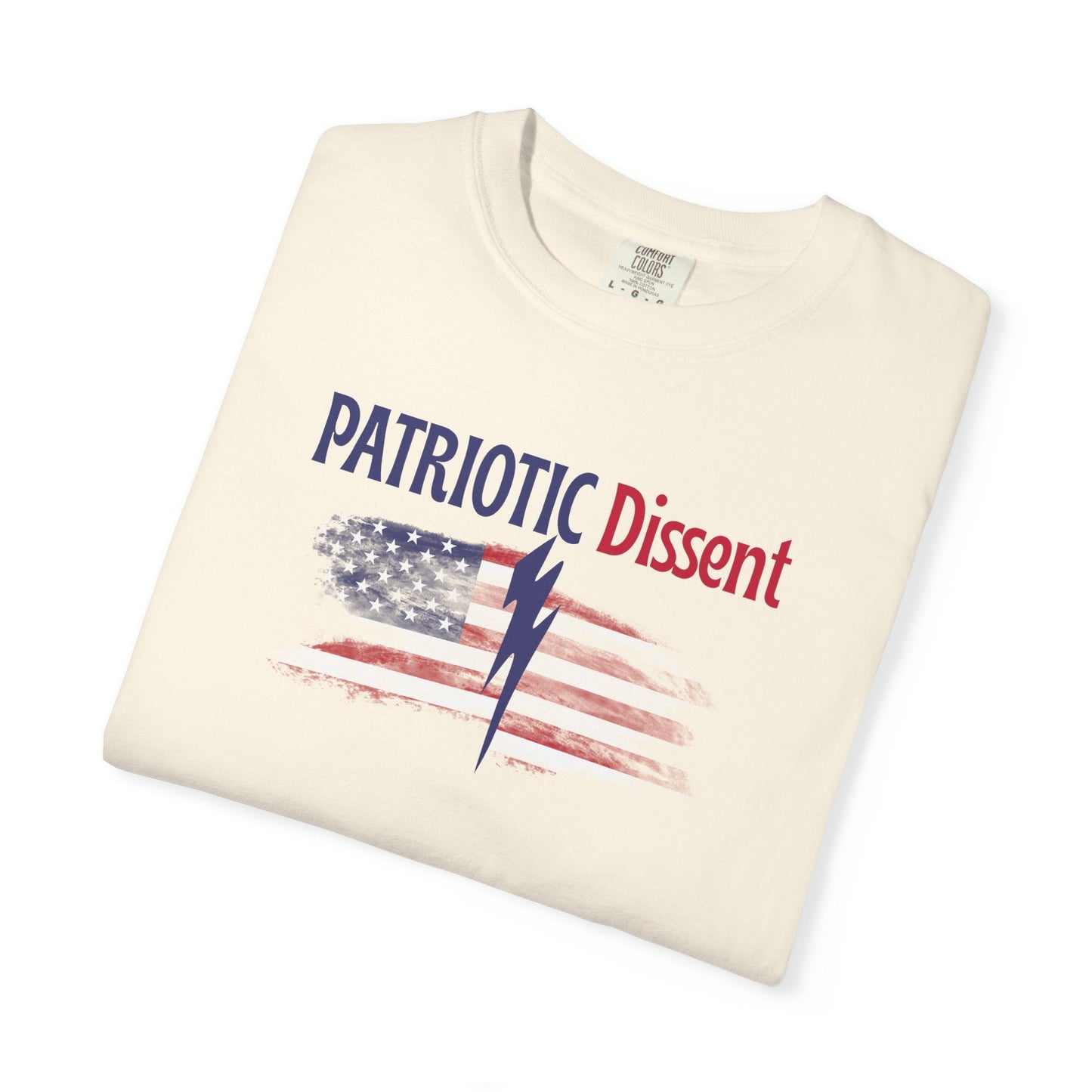 Patriotic Dissent Unisex T-Shirt – American Flag Statement Tee