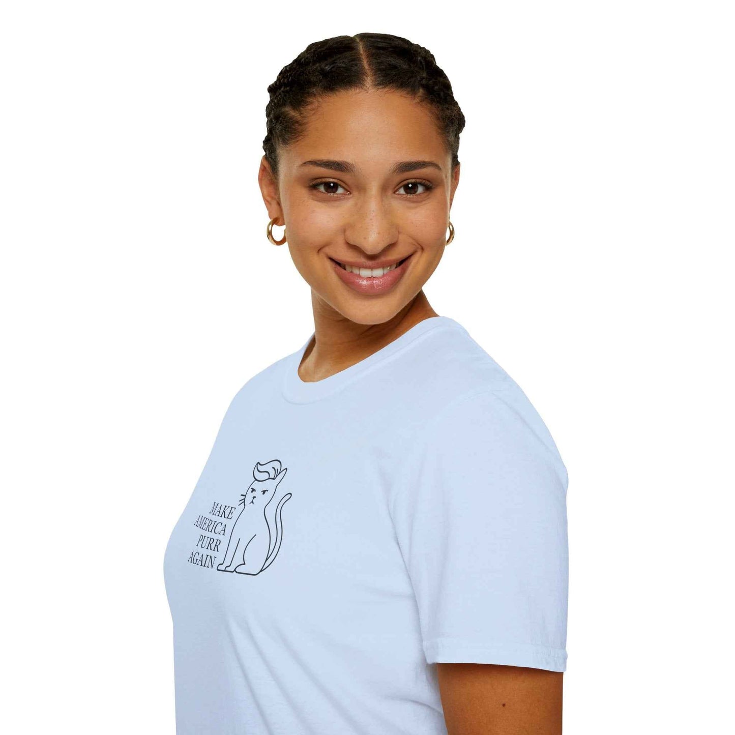 Make America Purr Again T-Shirt – Funny Cat Parody Tee