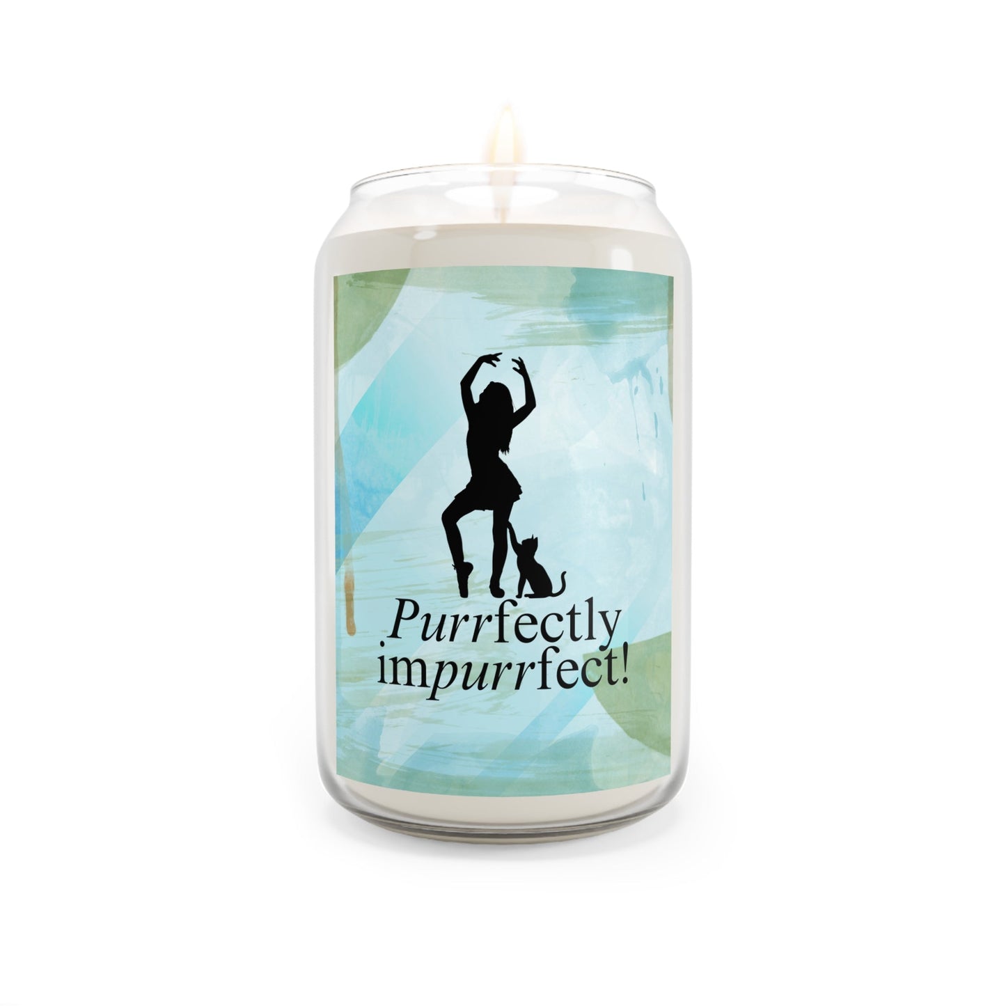 Purrfectly Impurrfect Candle | Funny Cat Lover Soy Candle