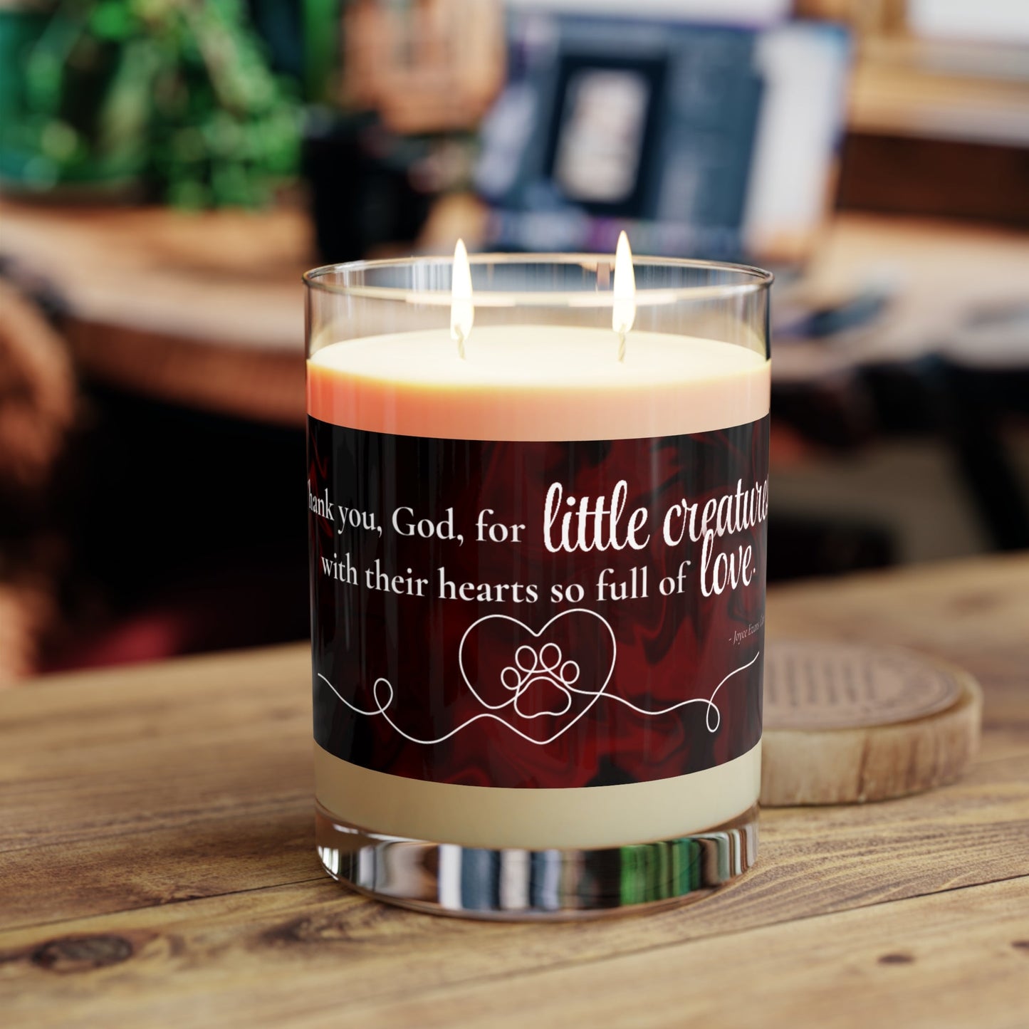 Thank You for Little Creatures Candle | Pet Lover Soy Candle