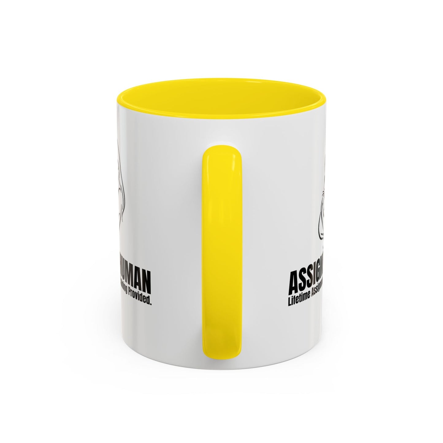 Assigned Human Mug – Lifetime Assignment Cat Coffee Cup