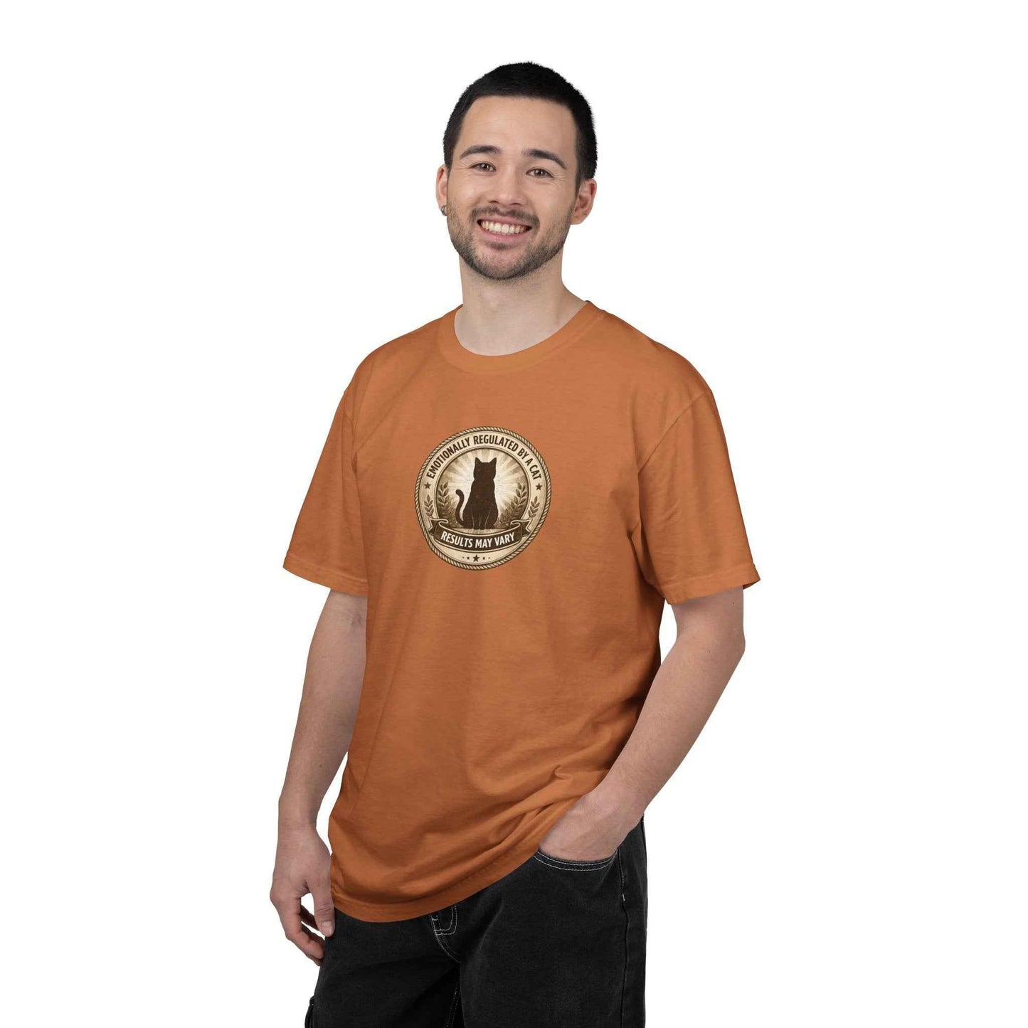 Emotionally Regulated by a Cat T-Shirt