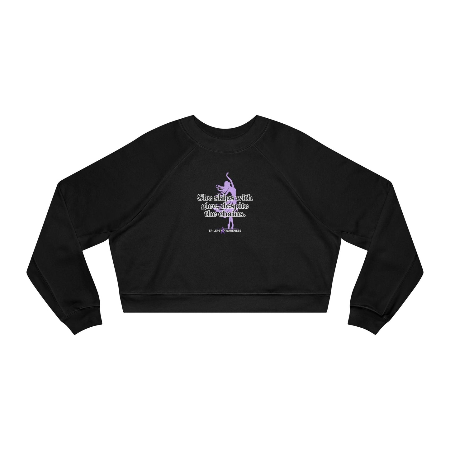 She Skips with Glee Women's Cropped Fleece Pullover