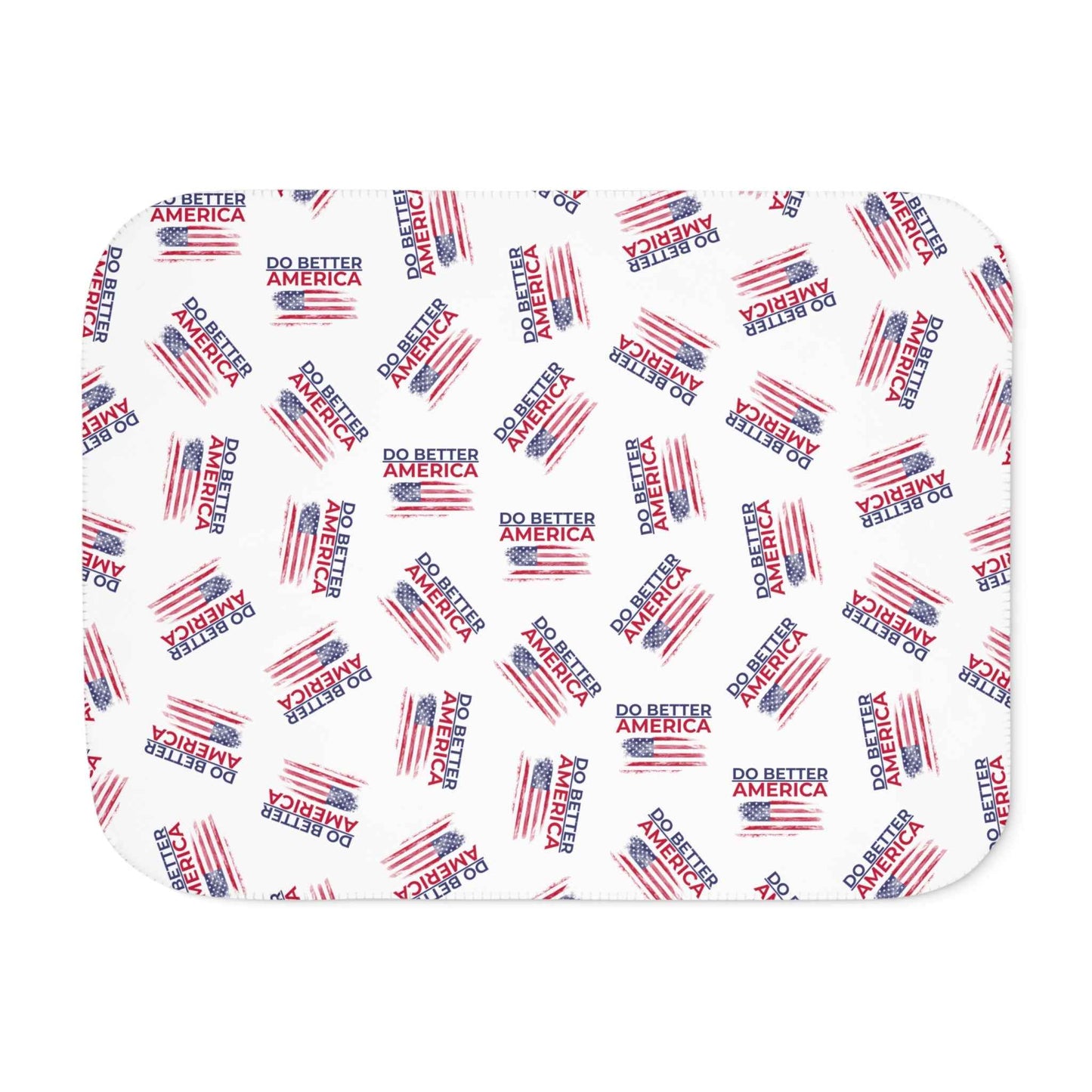 Do Better America Sherpa Blanket — Wrapped in Intent