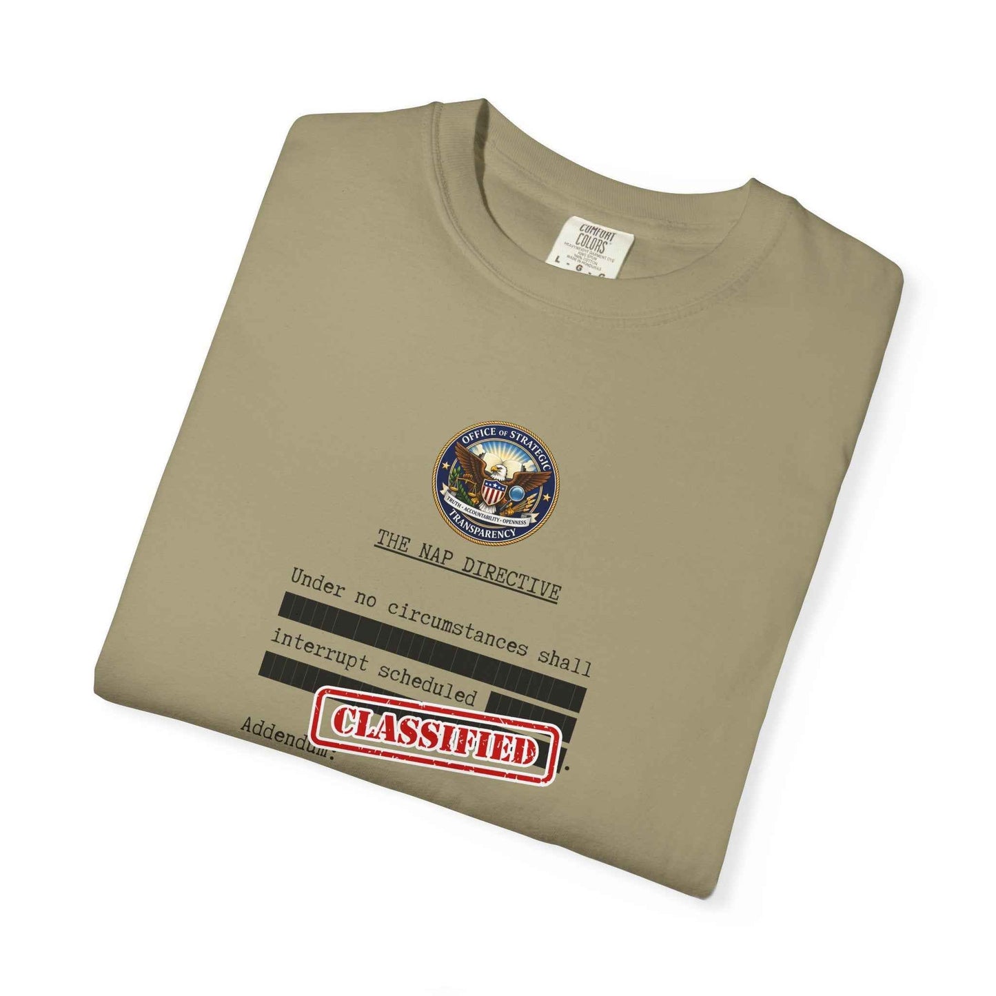 The Nap Directive Unisex T-Shirt – Official Rest Policy Graphic Tee