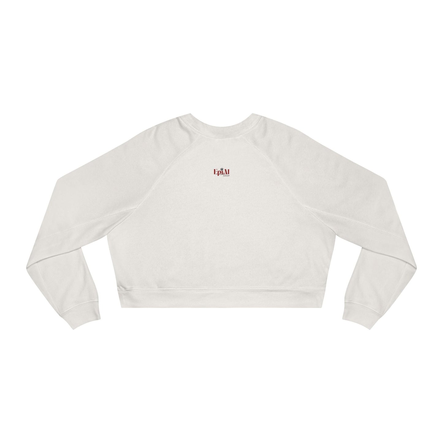 Purrfectly Impurrfect Women's Cropped Fleece Pullover
