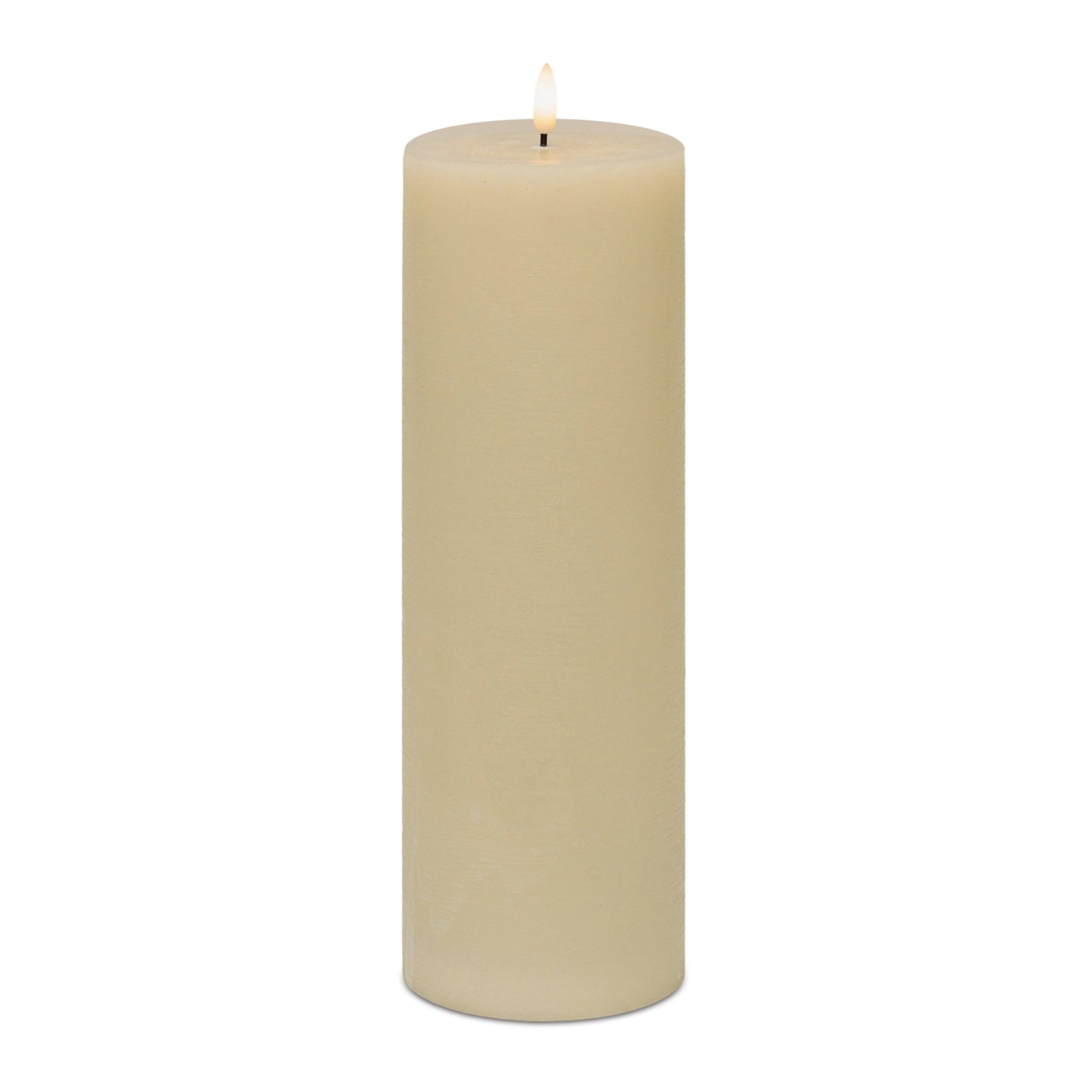 FIA Wick Beige Pillar Candle (Set of 2)