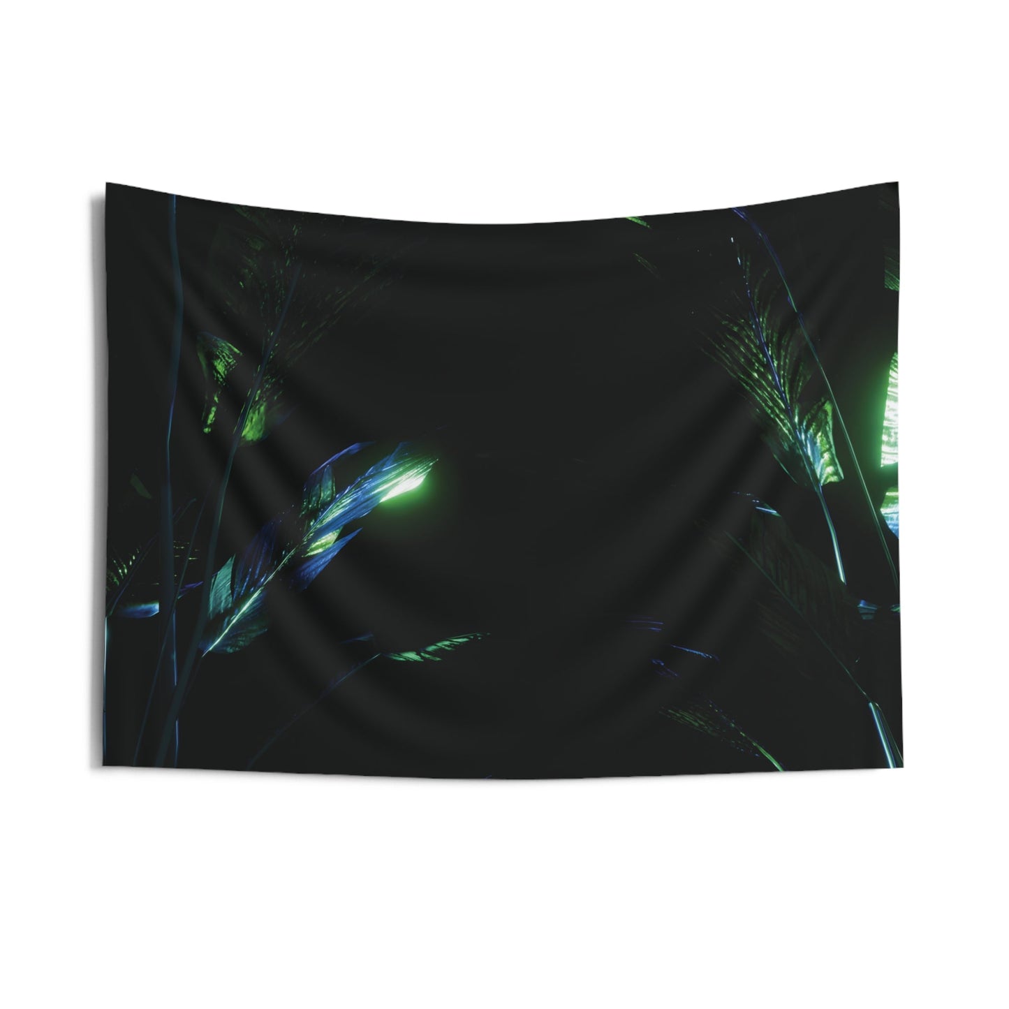 omega flora ii: split shadows [eternal jungle] art tapestry