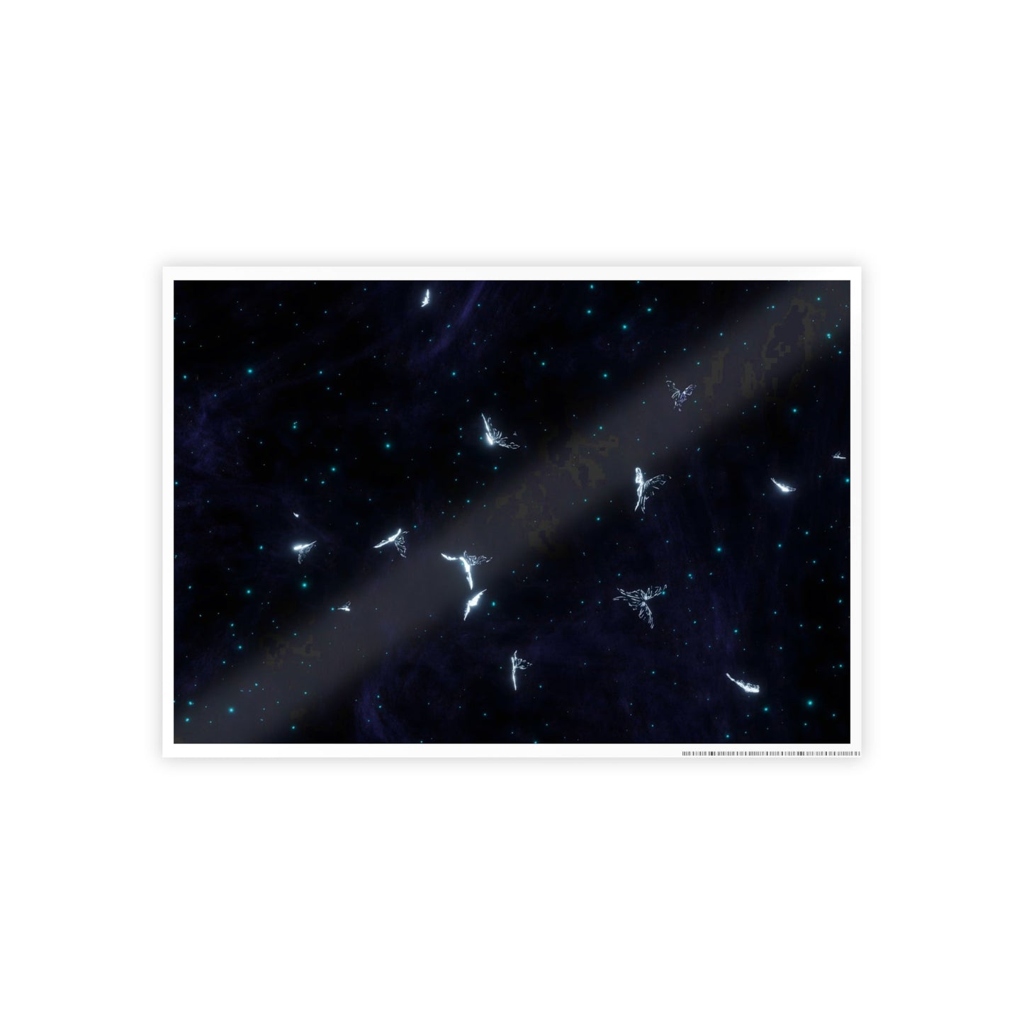 butterfly simulation [spectral cosmos] art print i