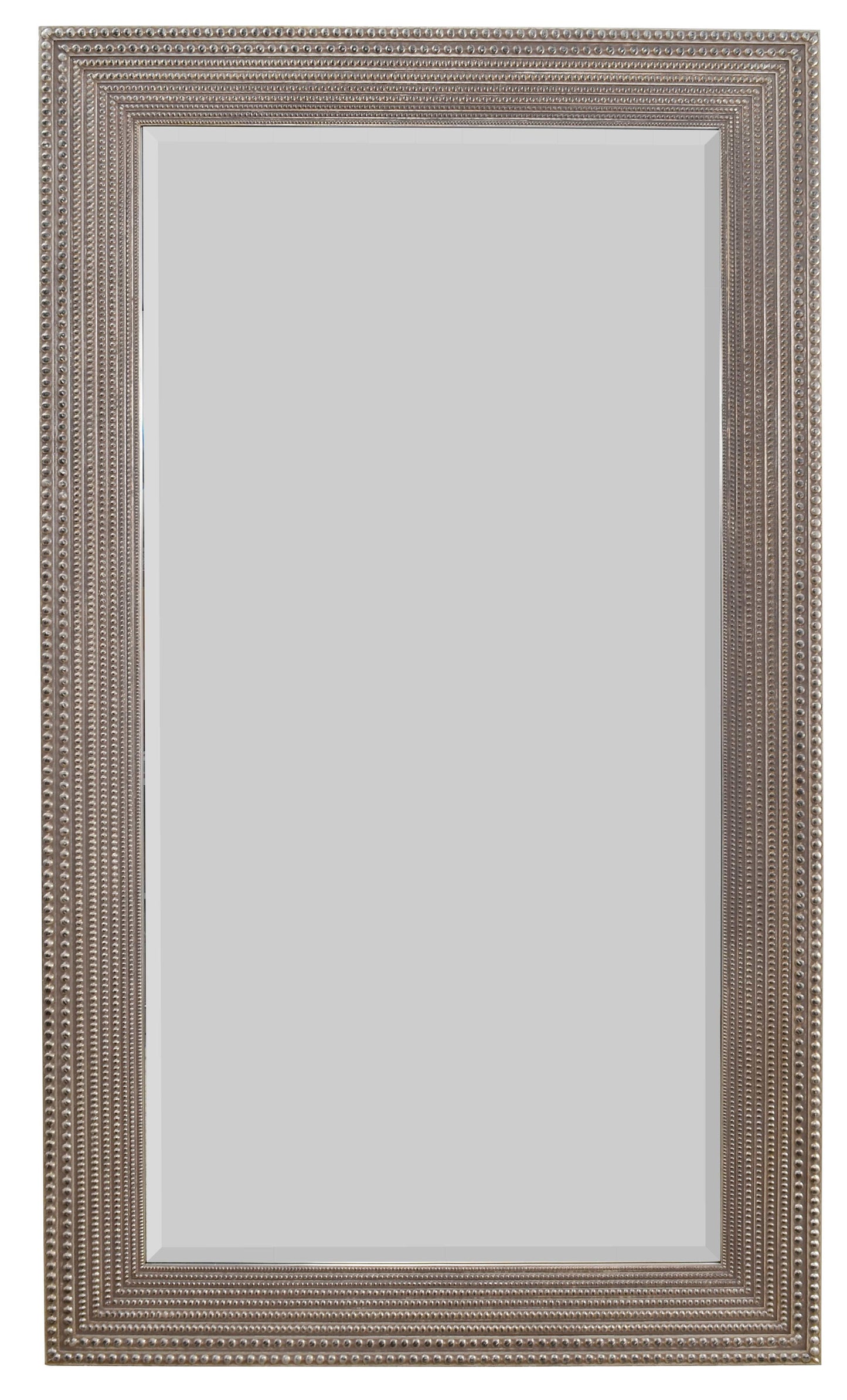 Beaded Mirror Silver