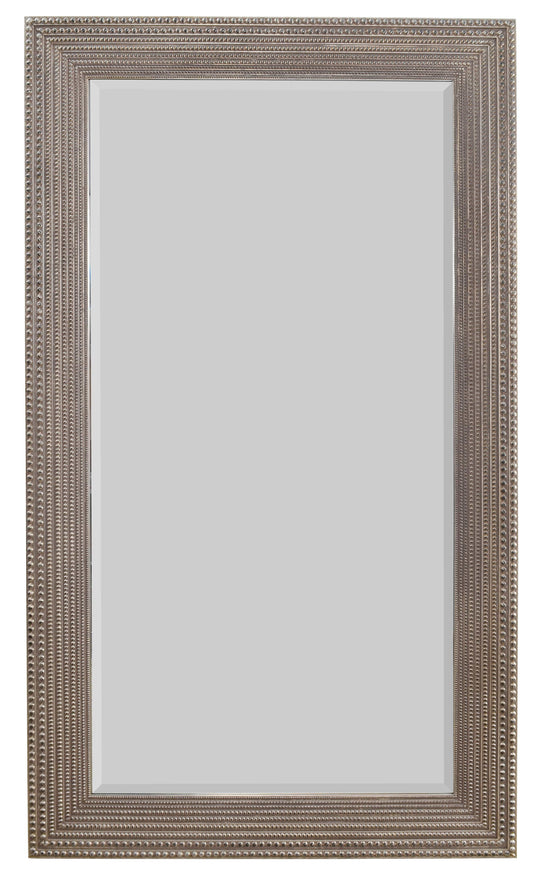 Beaded Mirror Silver
