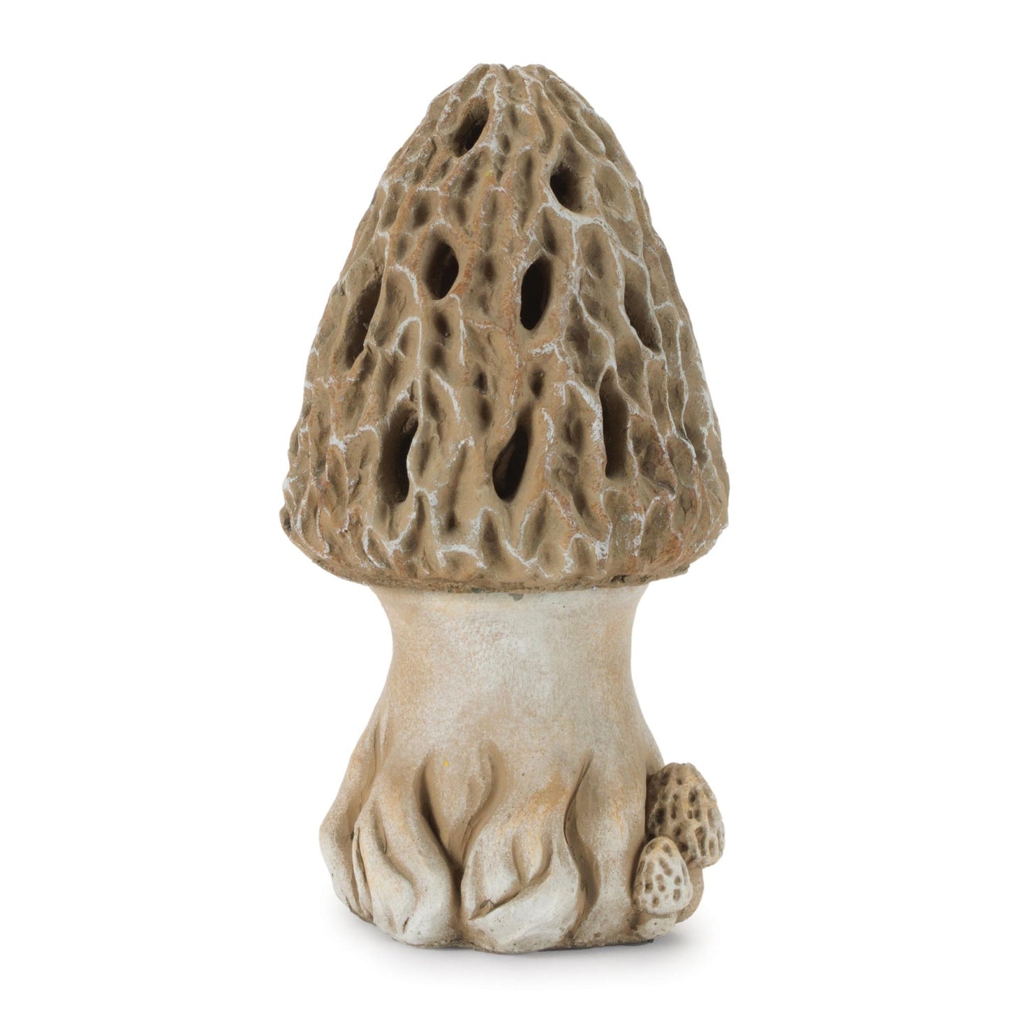 Stone Mushroom Candle Holder 110"H