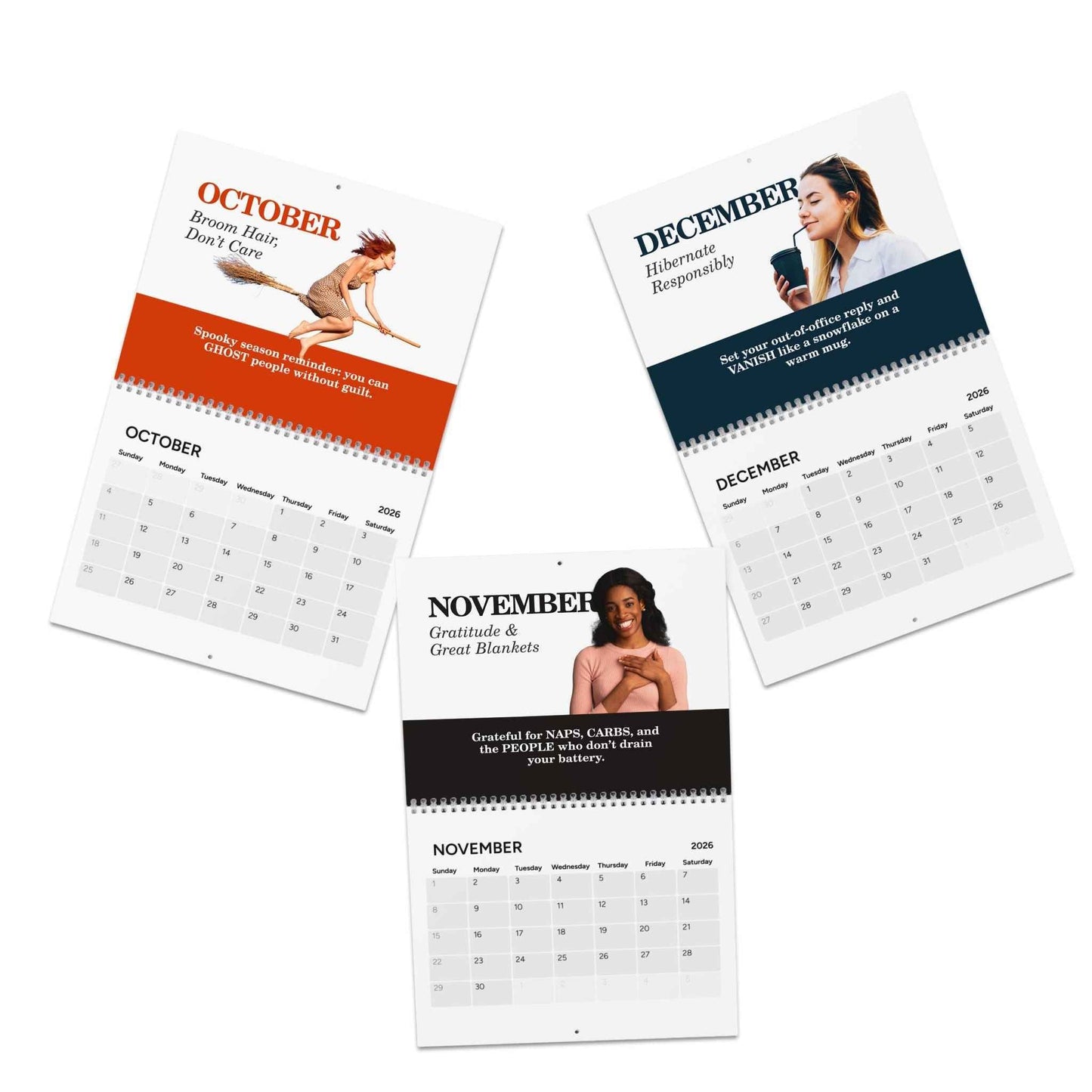 2026 Mind Unplugged Desk Calendar — A Year of Rest & Reset