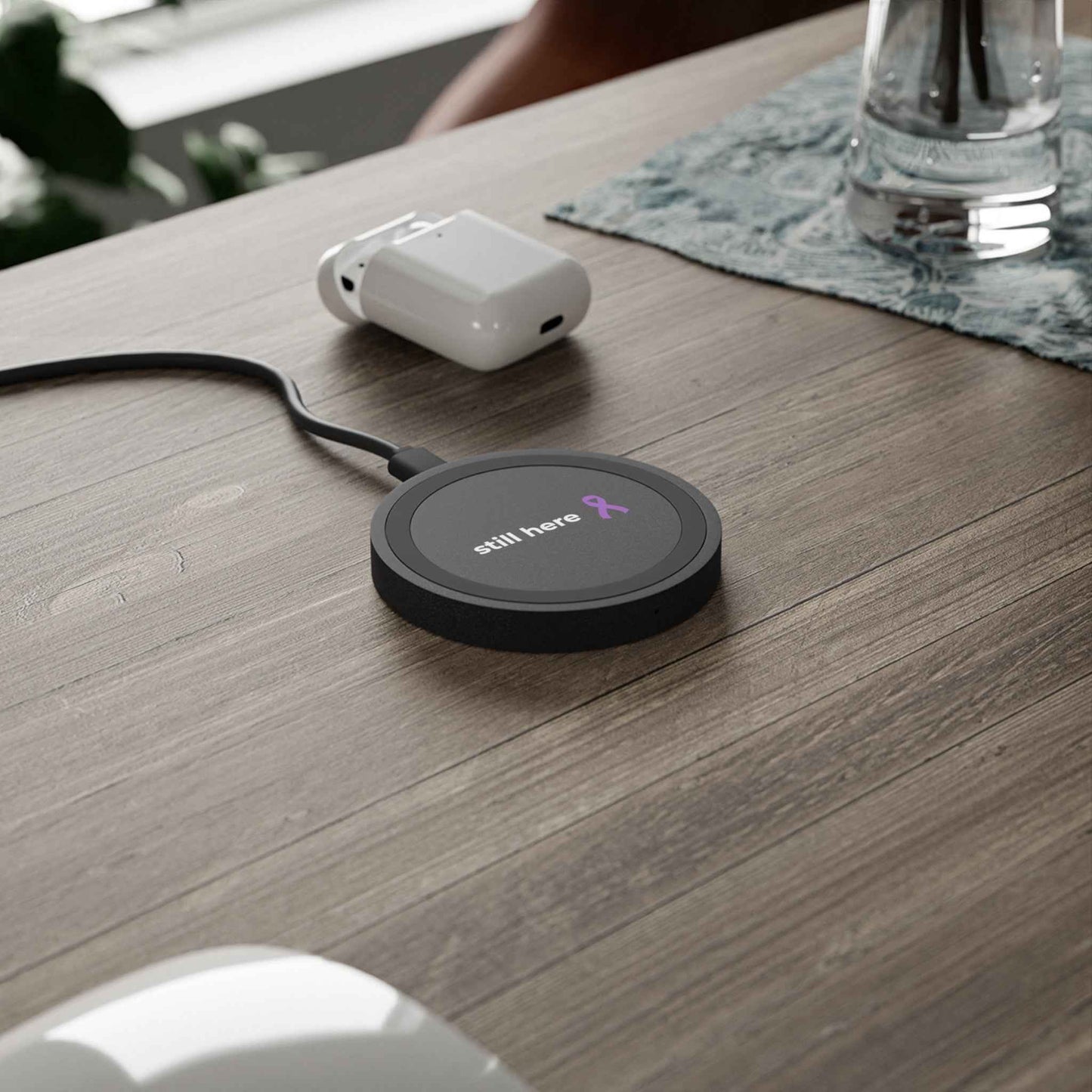 Still Here Wireless Charger | Epilepsy Awareness Charger