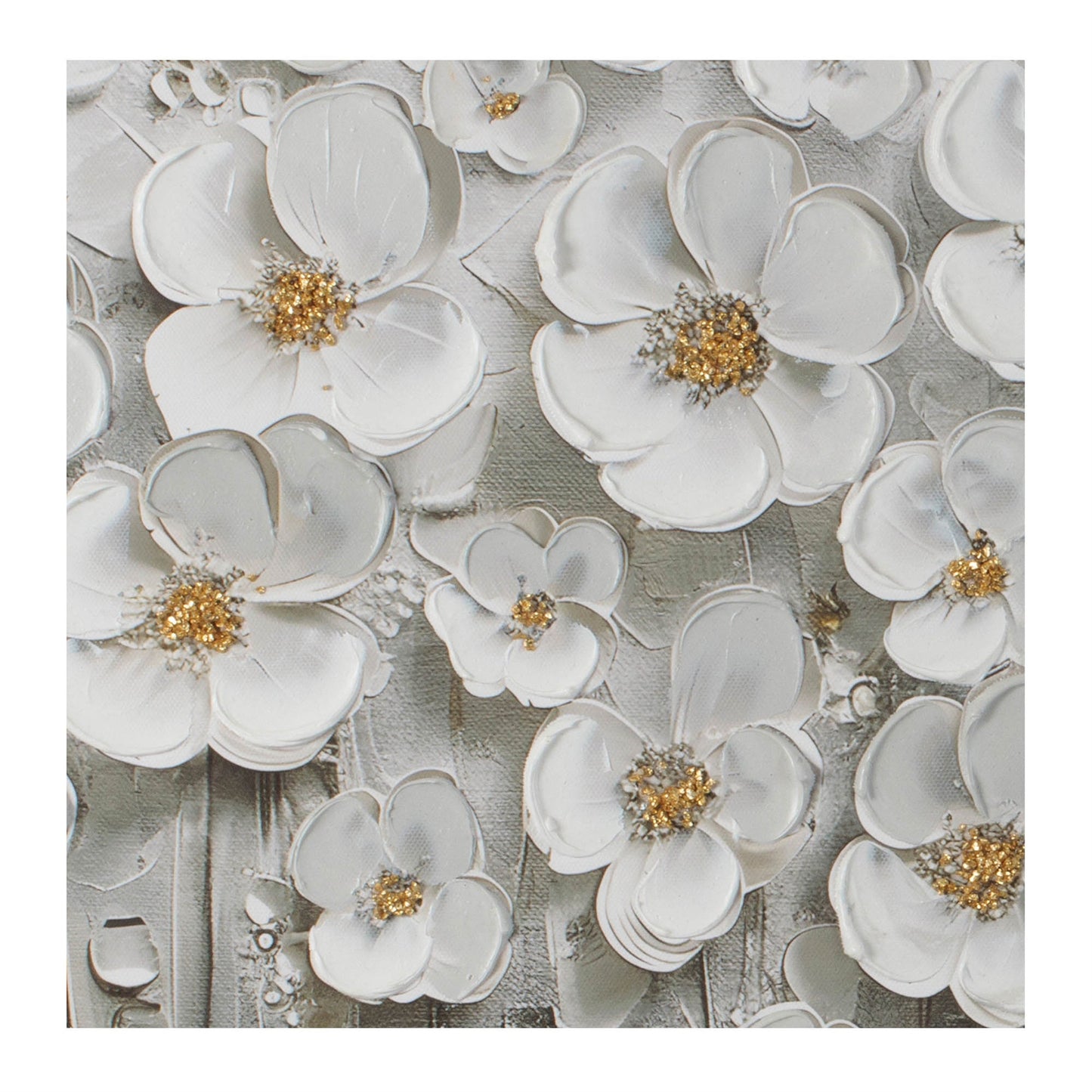 Textured Dogwood Canvas Art 47"L