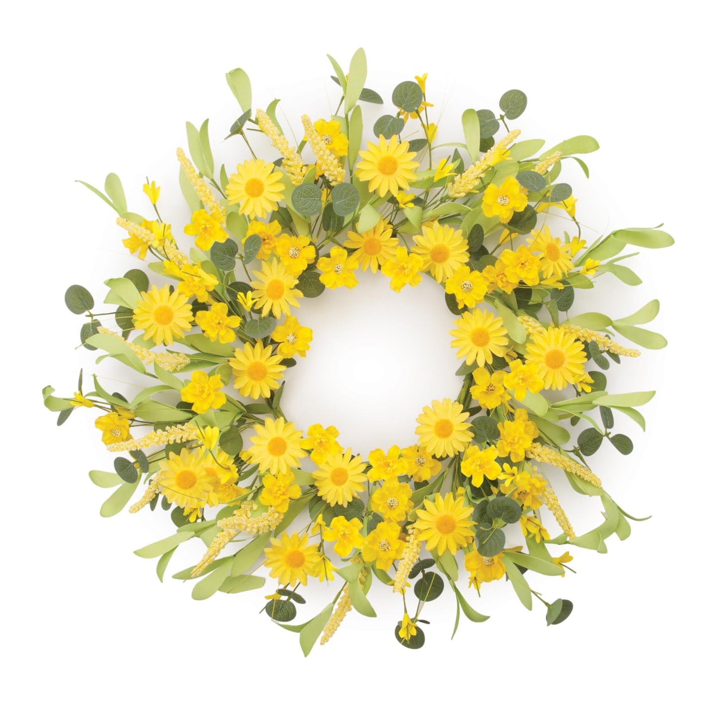 Mini Wildflower Floral Wreath 22 Inch