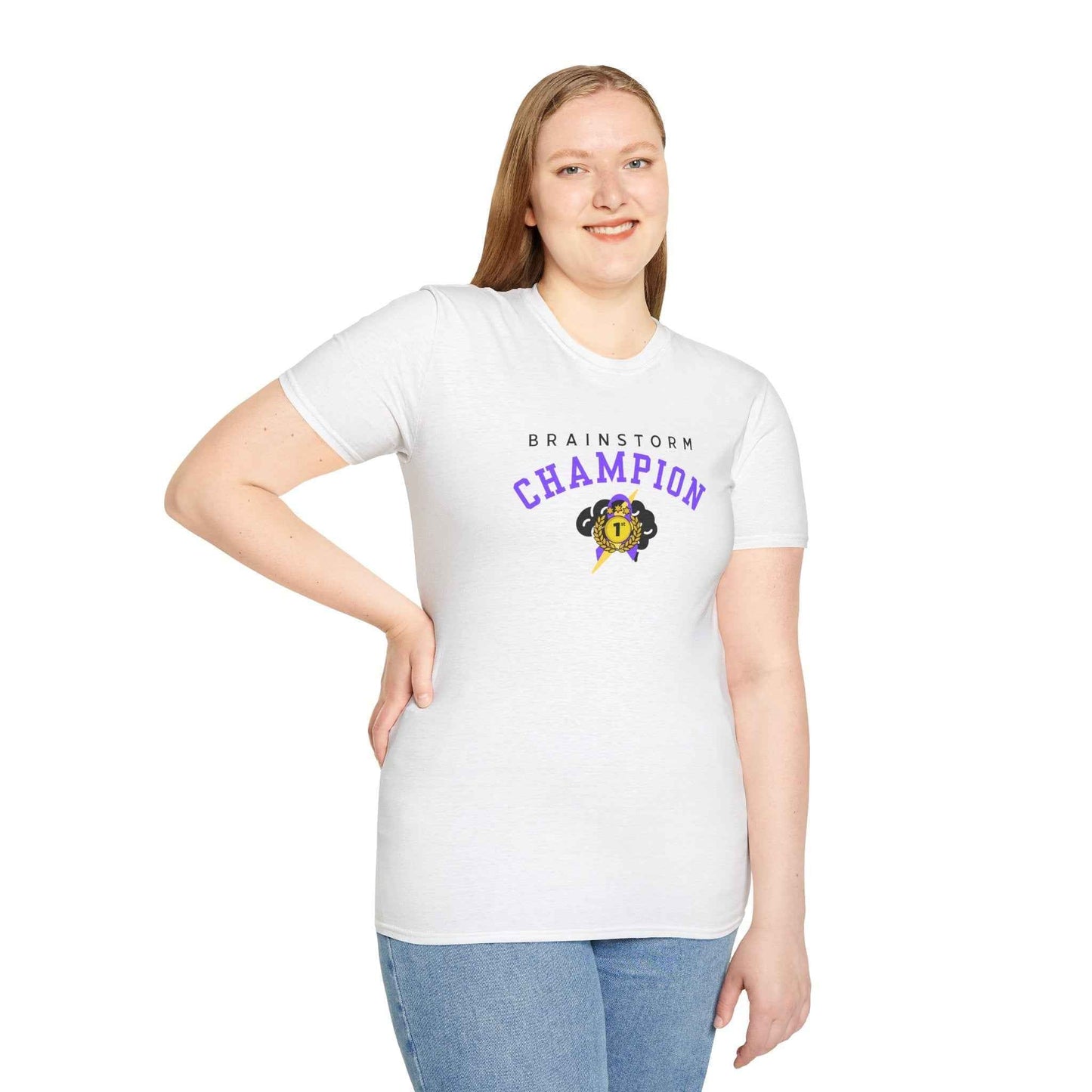Brainstorm Champion Tee – Neurostrong Graphic T-Shirt