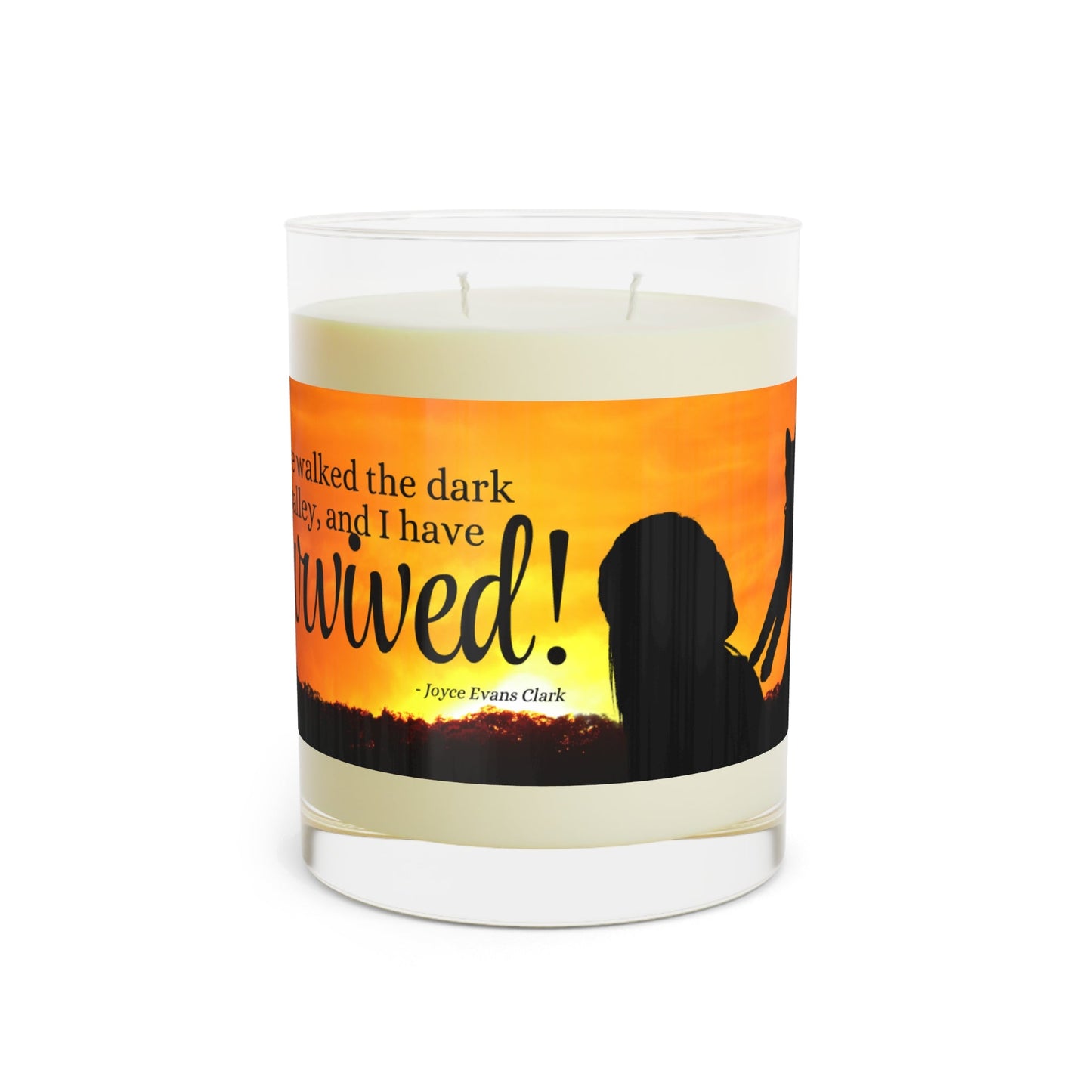 I Survived Candle | Resilience Quote Soy Candle