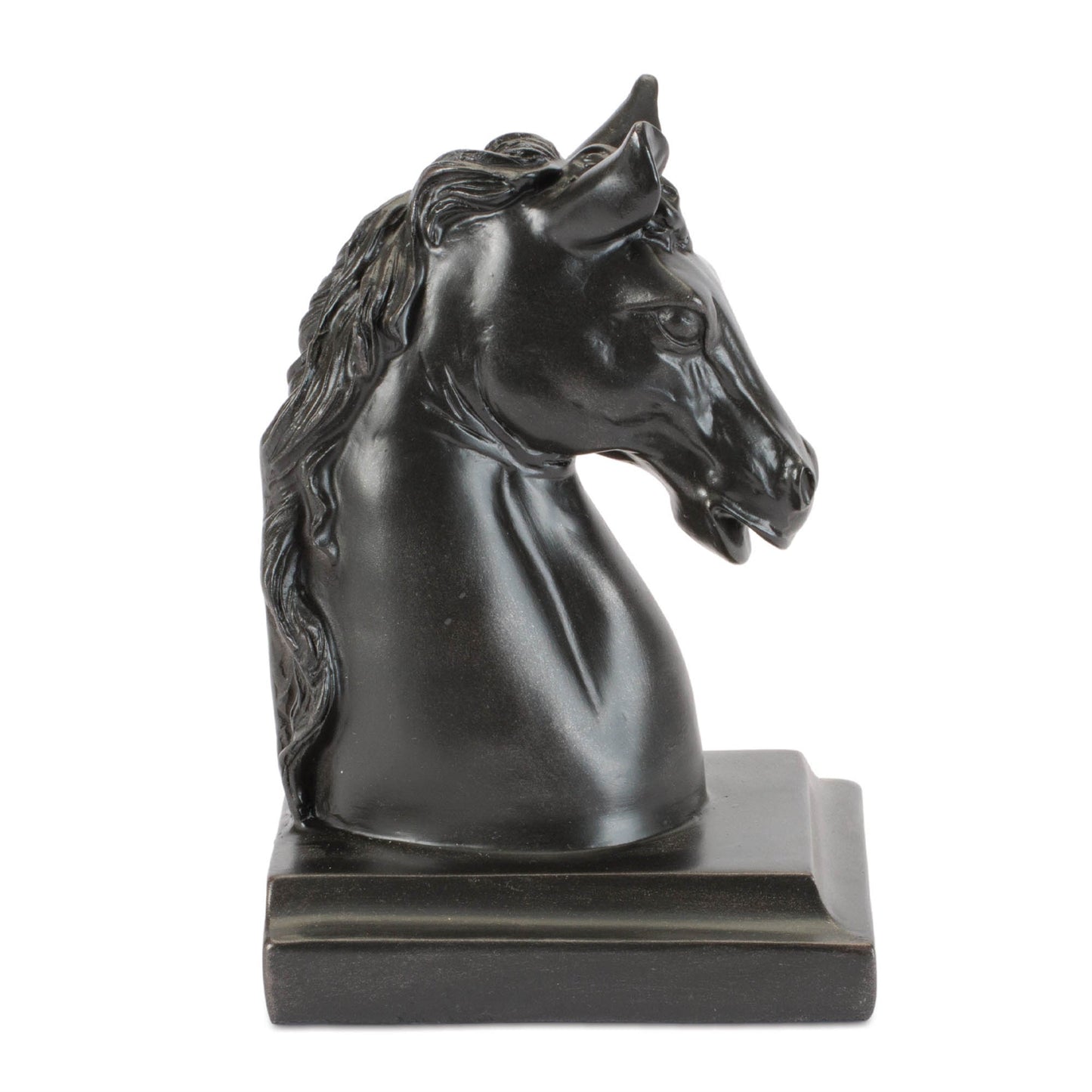 Contemporary Horse Bust Bookends (Set of 2)