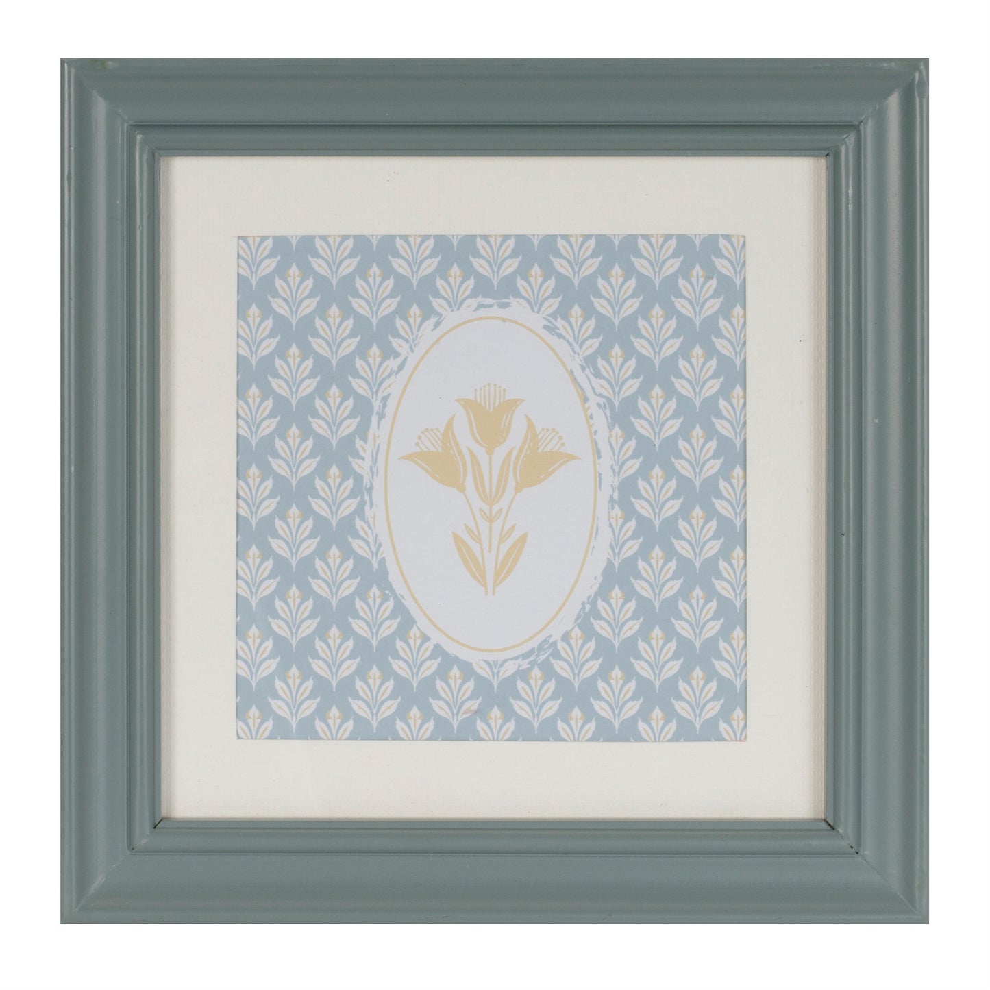 Framed Floral Wall Print (Set of 2)