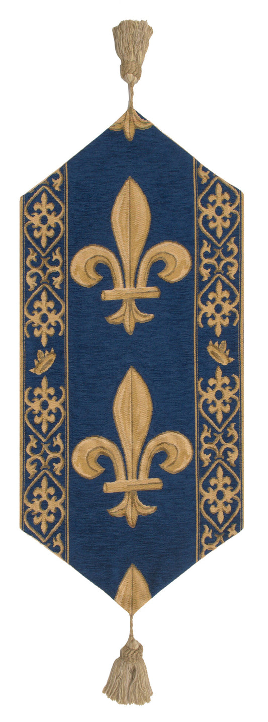 Fleur De Lys Red VII European Table Runners