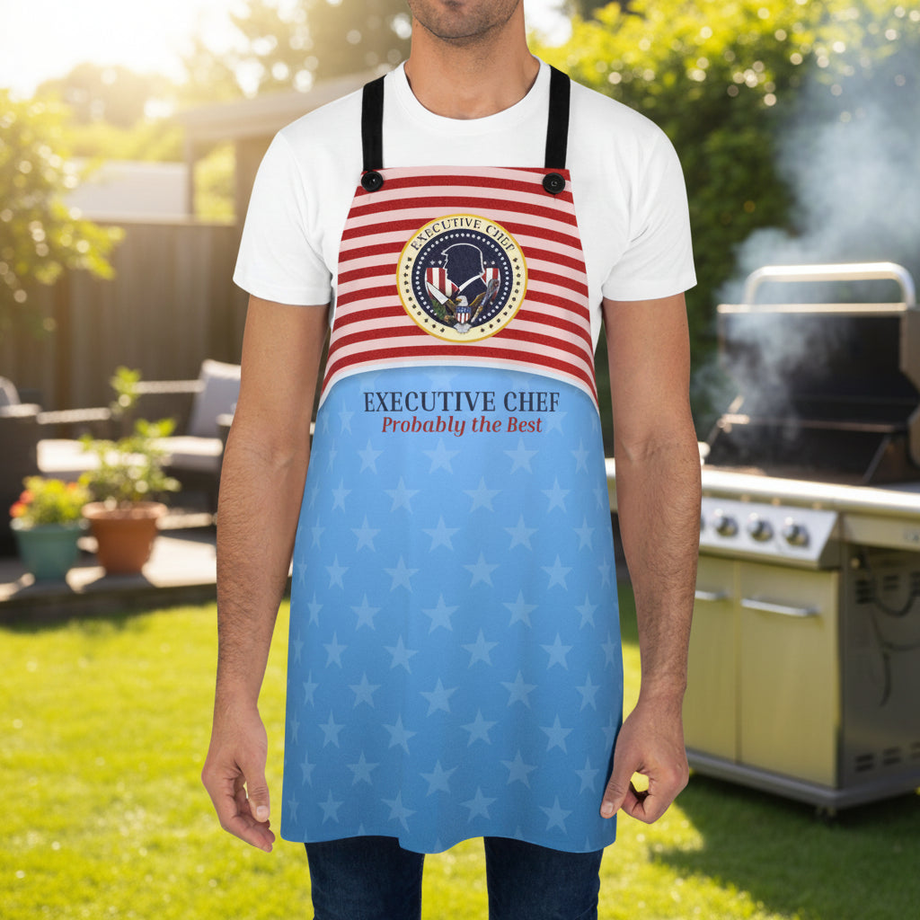 Executive Chef: Probably the Best — Political Parody Apron