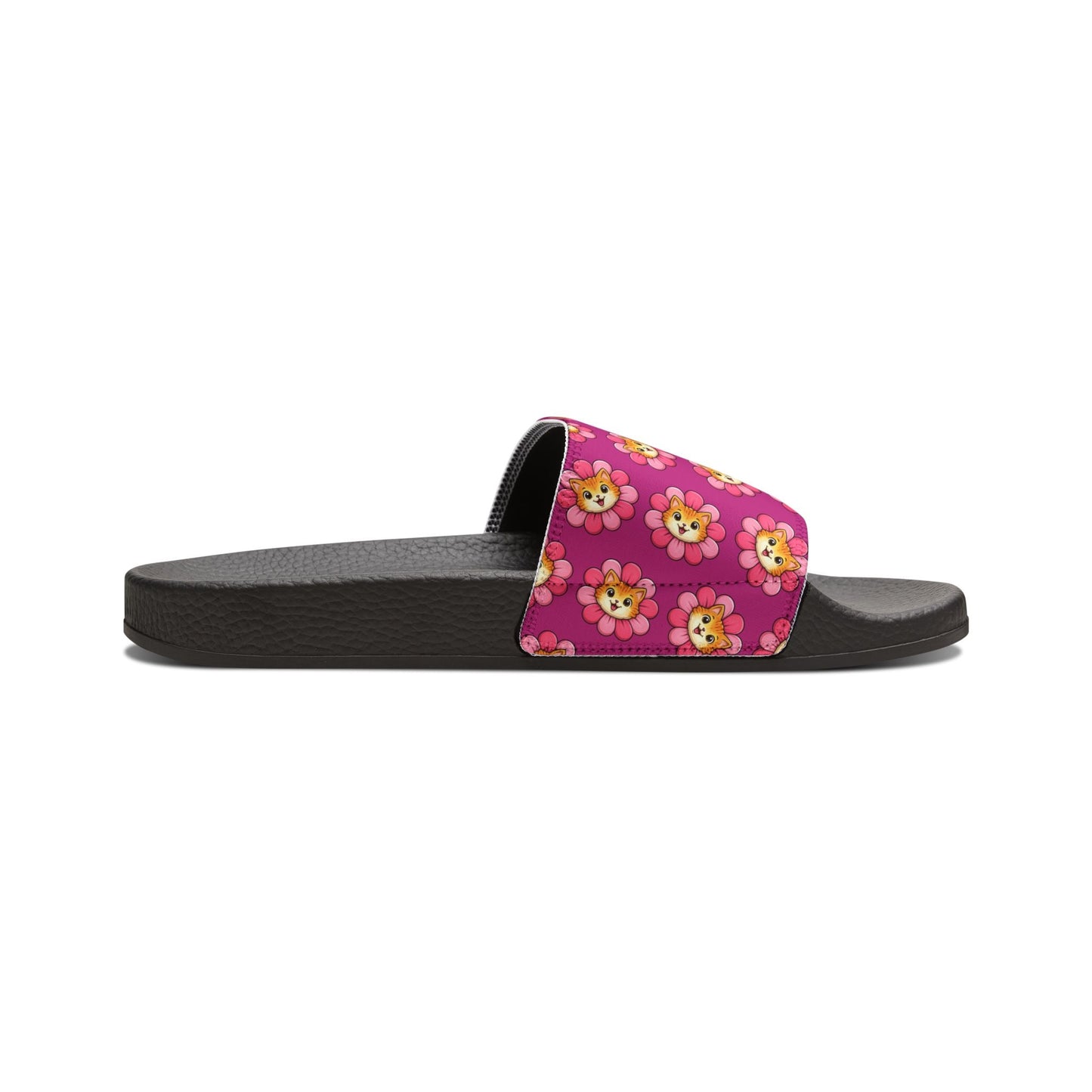 Floral Cat Slide Sandals — Sunshine With Opinions Edition