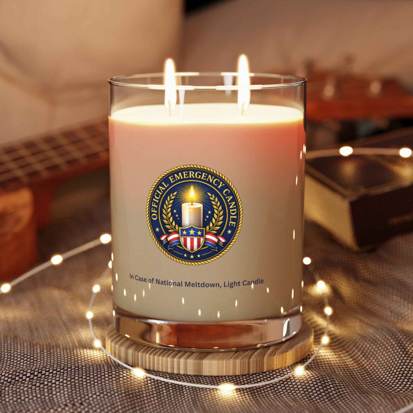 Official Emergency Candle – “In Case of National Meltdown” Patriotic Novelty Candle (11 oz)
