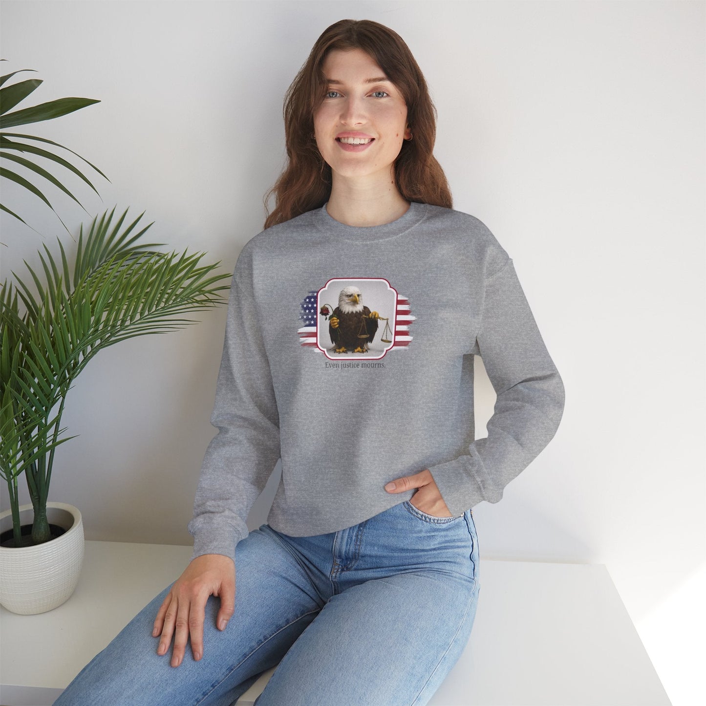 Even Justice Mourns Political Parody Sweatshirt