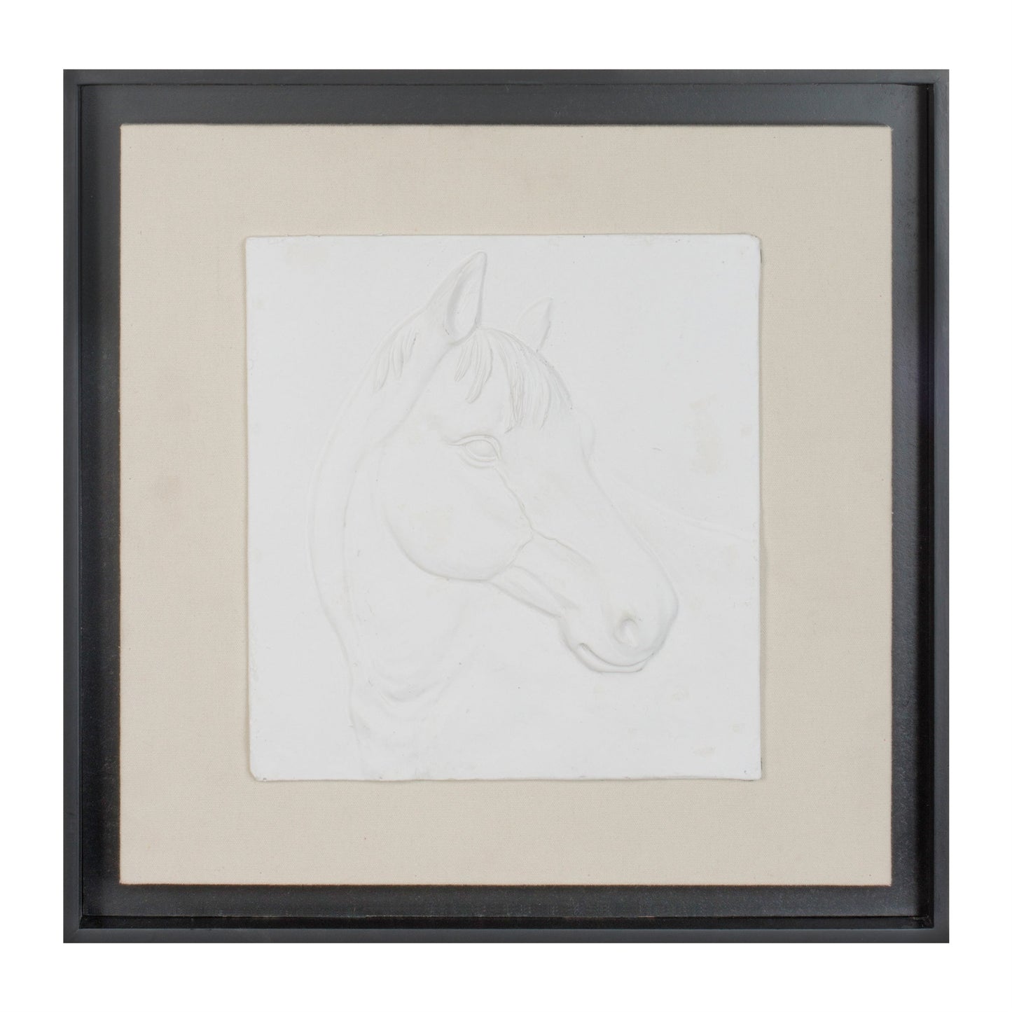 Framed Horse Wall Plaque (Set of 2)