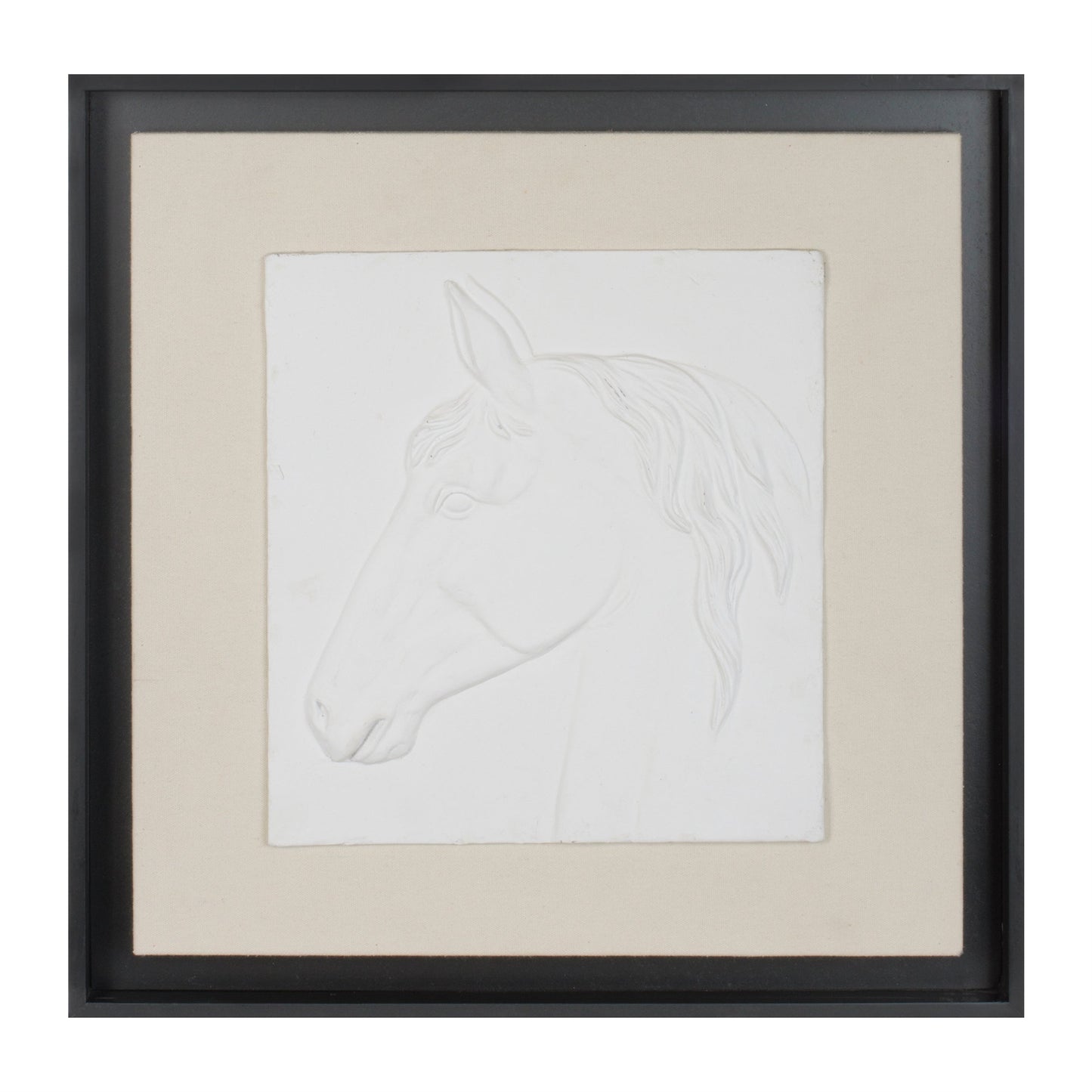 Framed Horse Wall Plaque (Set of 2)