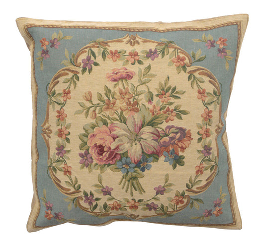 Bouquet Floral Blue European Cushion Covers