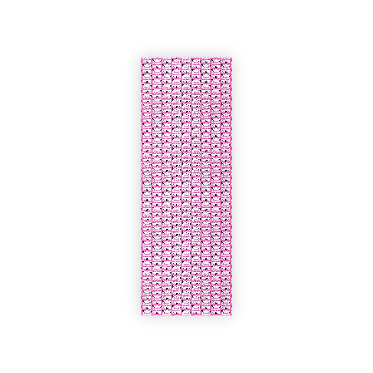 Pink Kitty Birthday Wrapping Paper Roll – Perfect for Gifts and Parties
