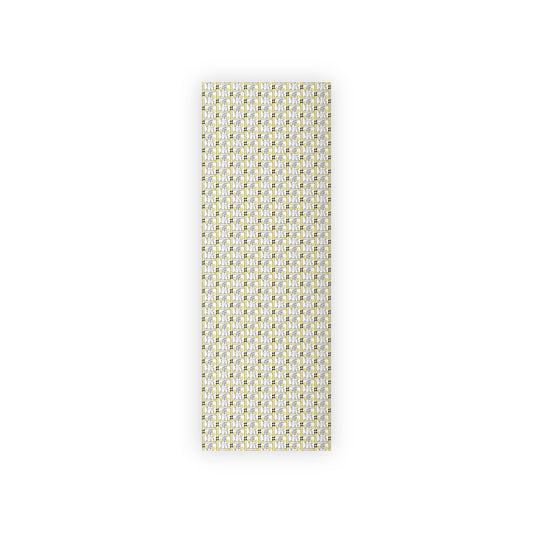 Dog Cat Birthday Wrapping Paper Rolls in Black & Yellow, 1pc