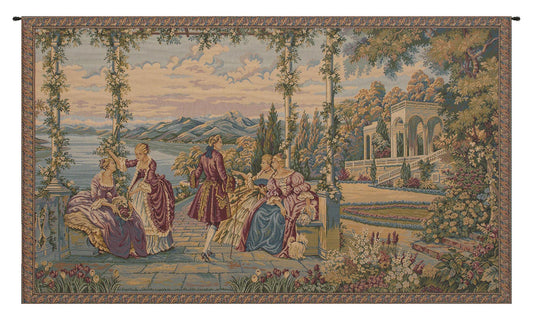 Dame e Lago Italian Tapestry