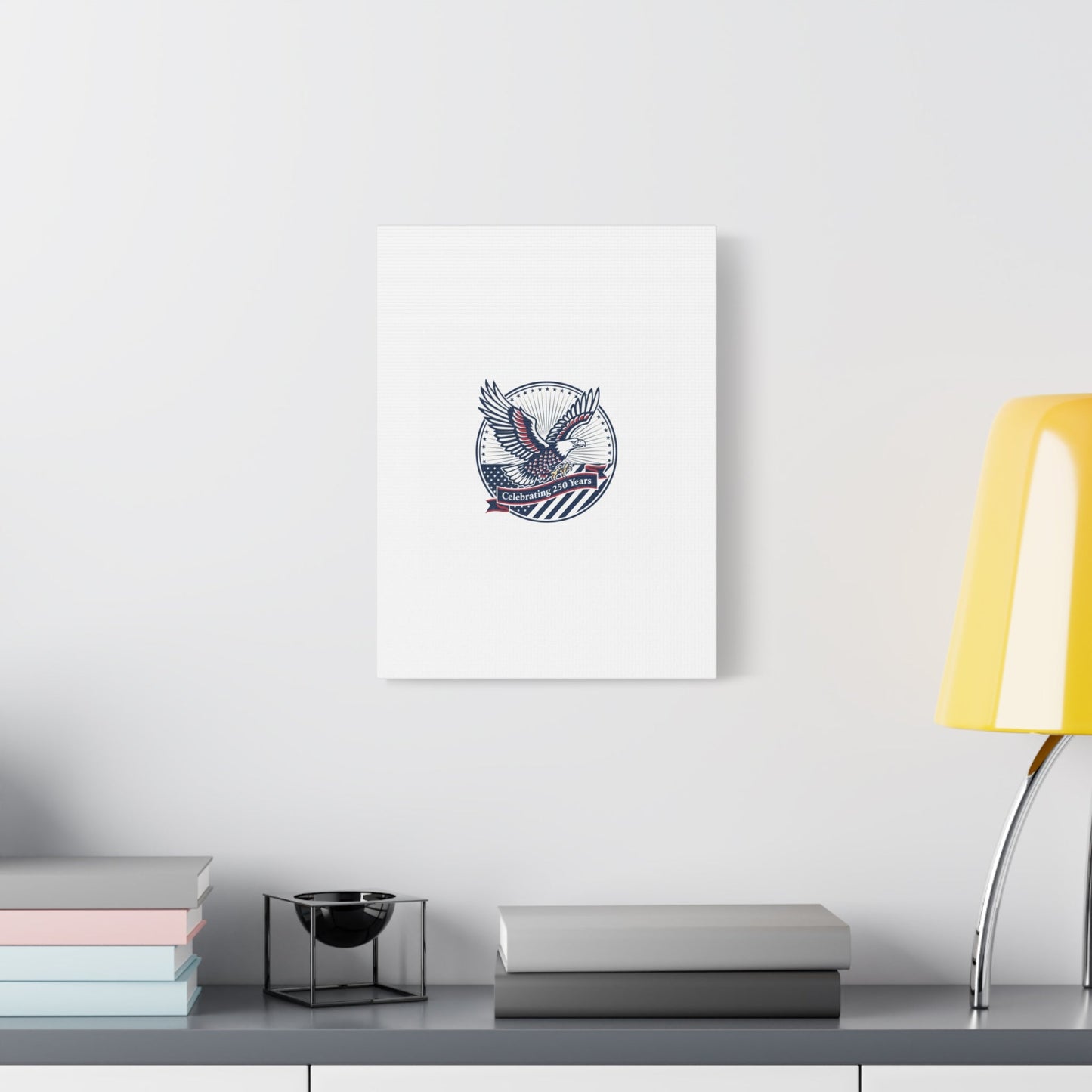 250th Anniversary Eagle Emblem Canvas | Semiquincentennial Americana