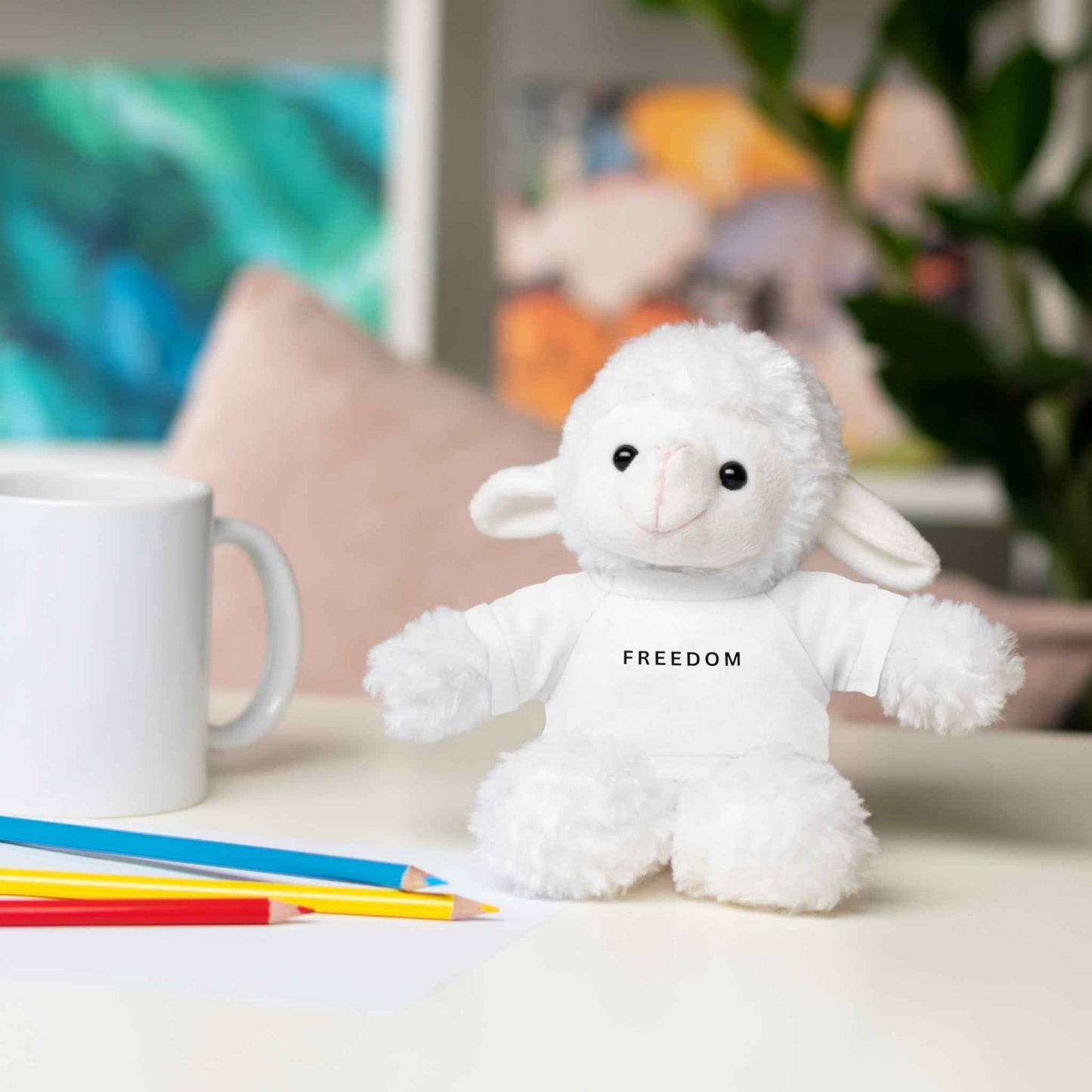 Cuddly "Freedom" Tee Stuffed Animal - Cuddly Plush Toy