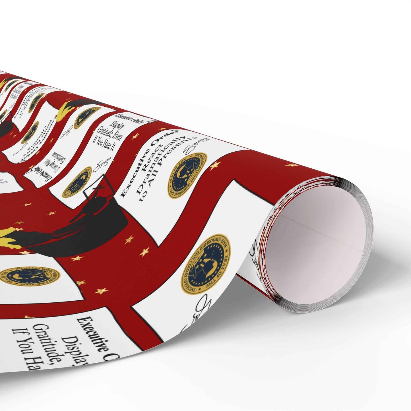 Executive Orders Gift Wrap – Political Parody Edition