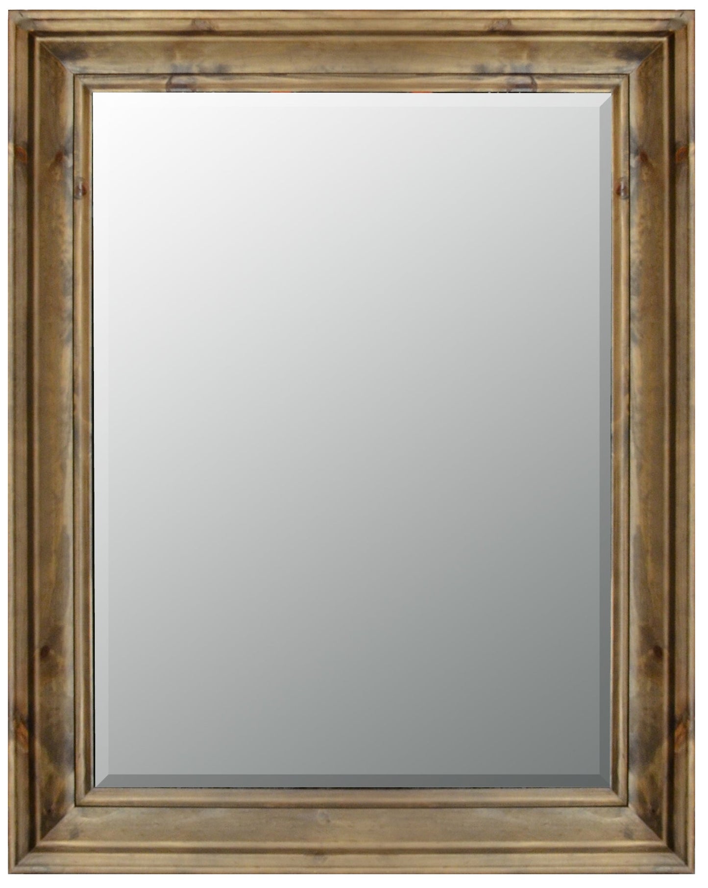 American Woodland Mirror 36x48 Wood Tone