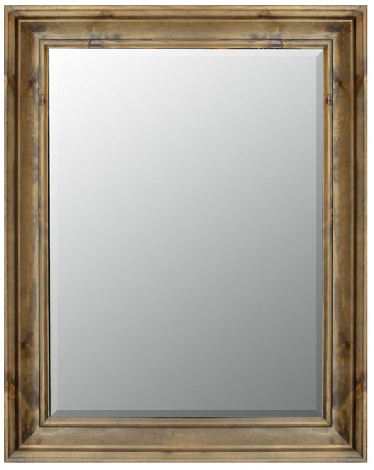 American Woodland Mirror 36x48 Wood Tone