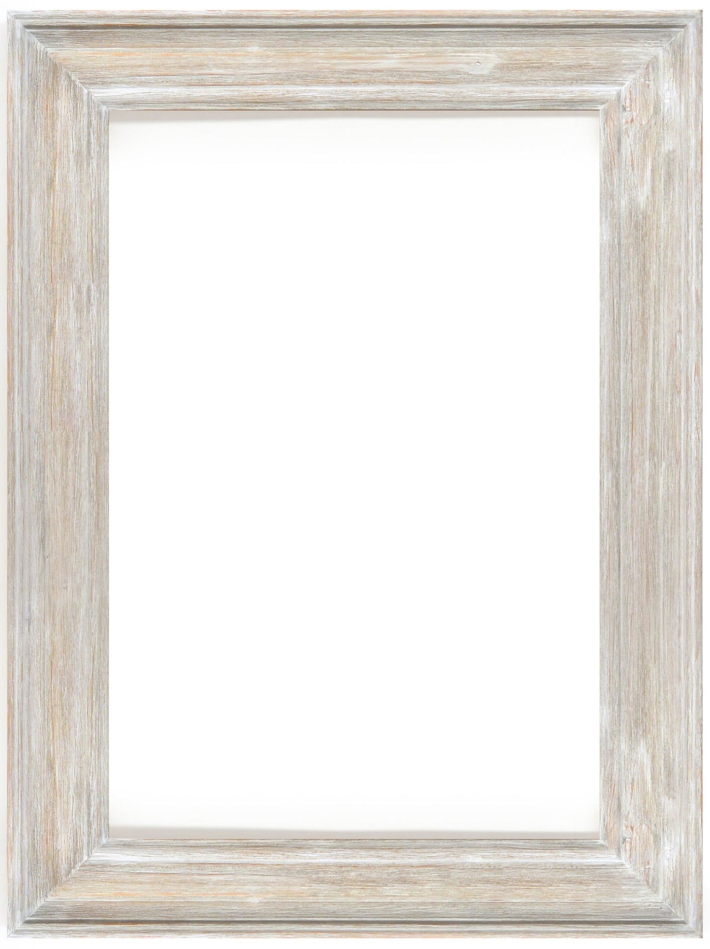 Misty Woods Frame 24x36 Distressed White Wash
