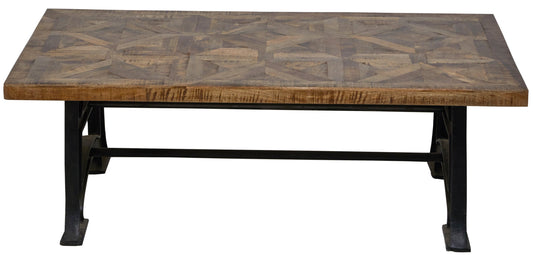 Mango Wood Industrial Coffee Table
