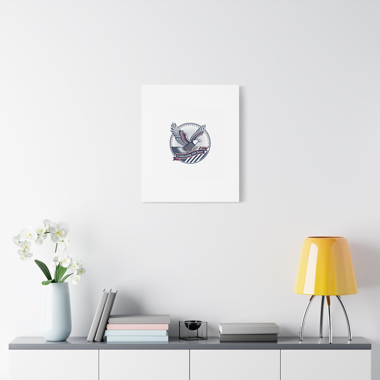 250th Anniversary Eagle Emblem Canvas | Semiquincentennial Americana