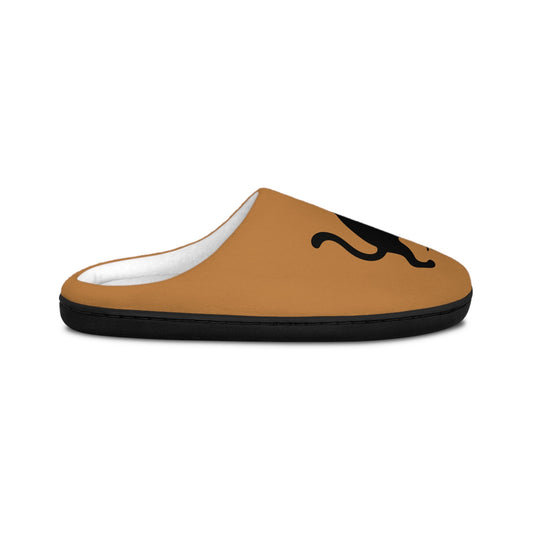 “Graceful… In My Own Way” Men’s Cat Slippers – Indoor Fleece House Shoes