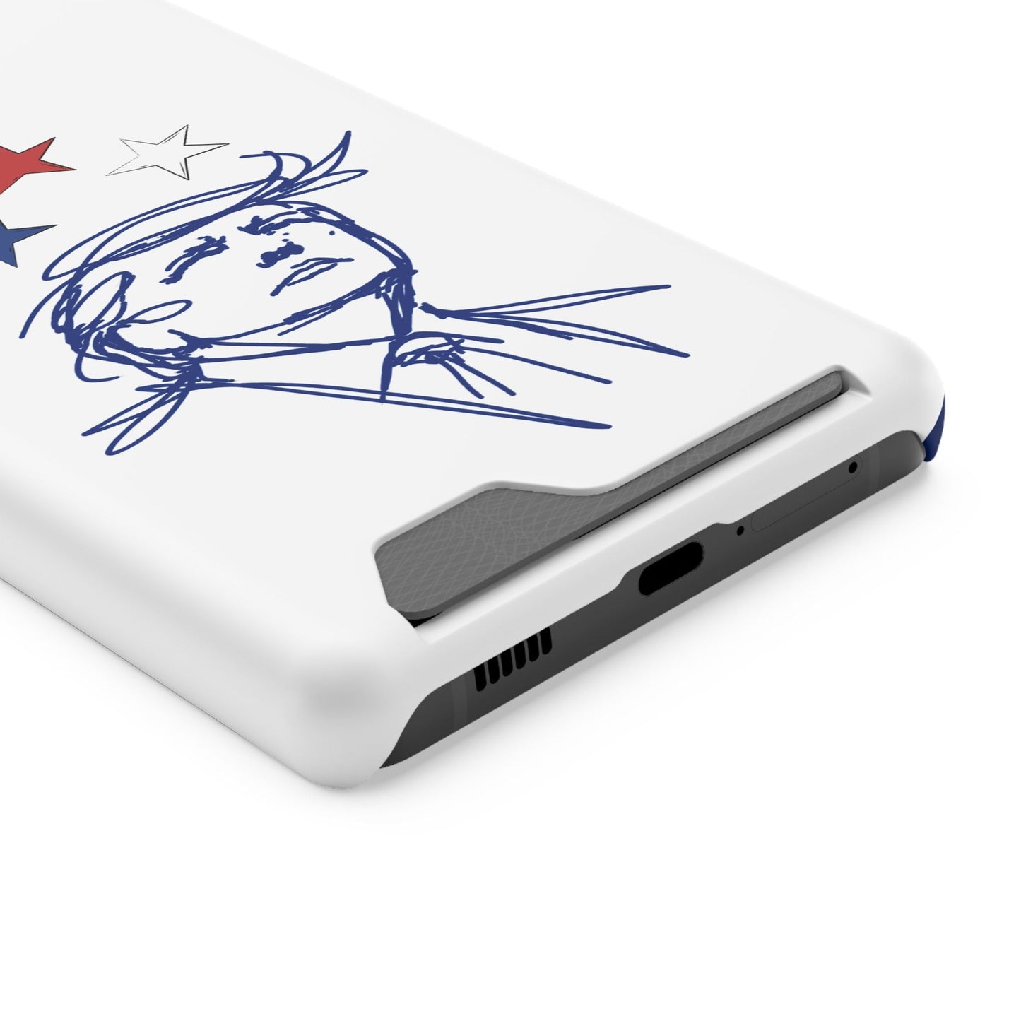Minimal Line Portrait Samsung Case — Say Less Edition