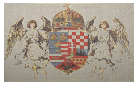 Hungary Coat of Arms Stretched Wall Tapestry