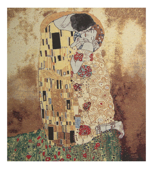 The Kiss V Stretched Wall Tapestry