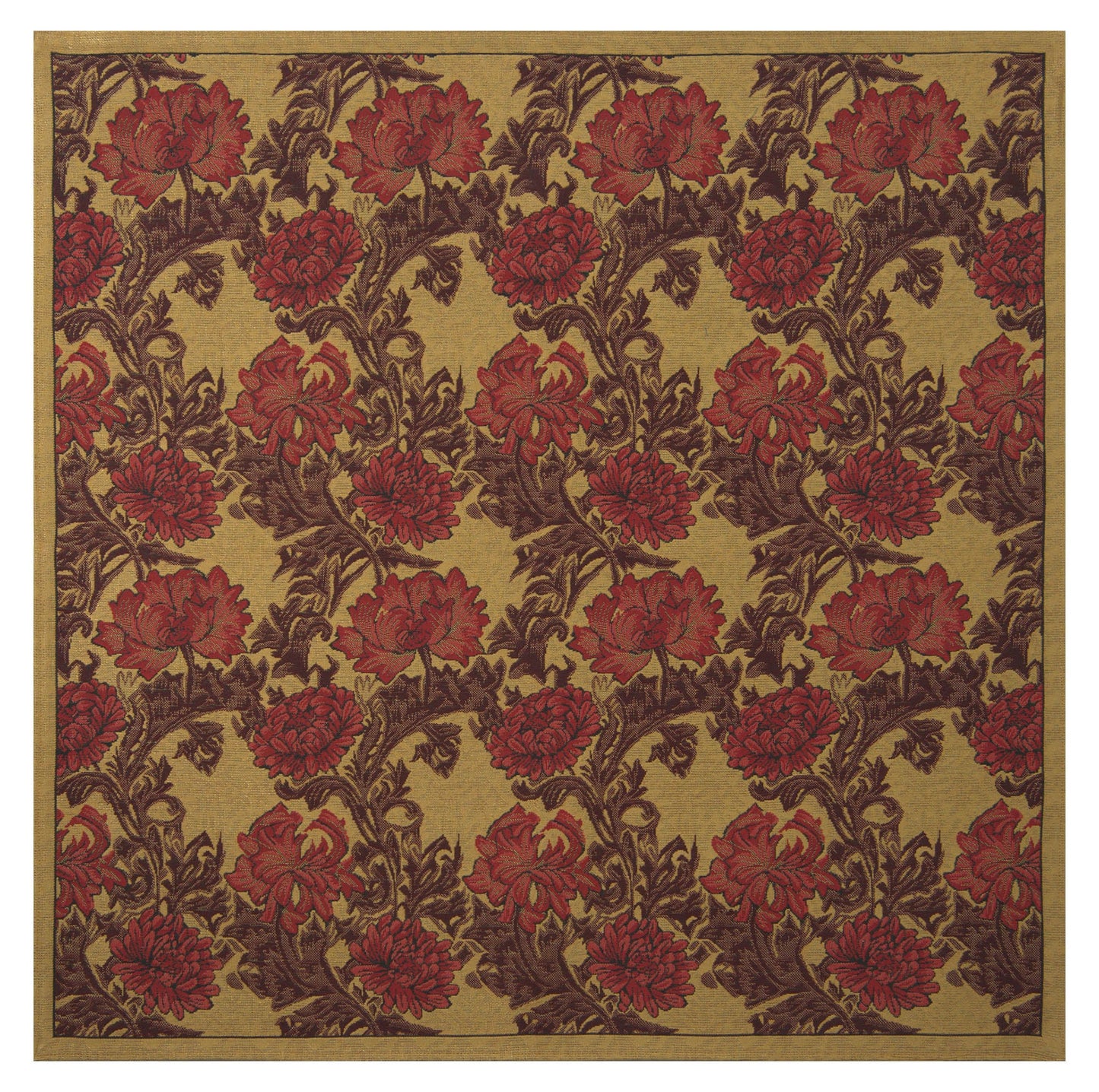 Chrysanthemum Bordo II Afghan Throw Wholesale