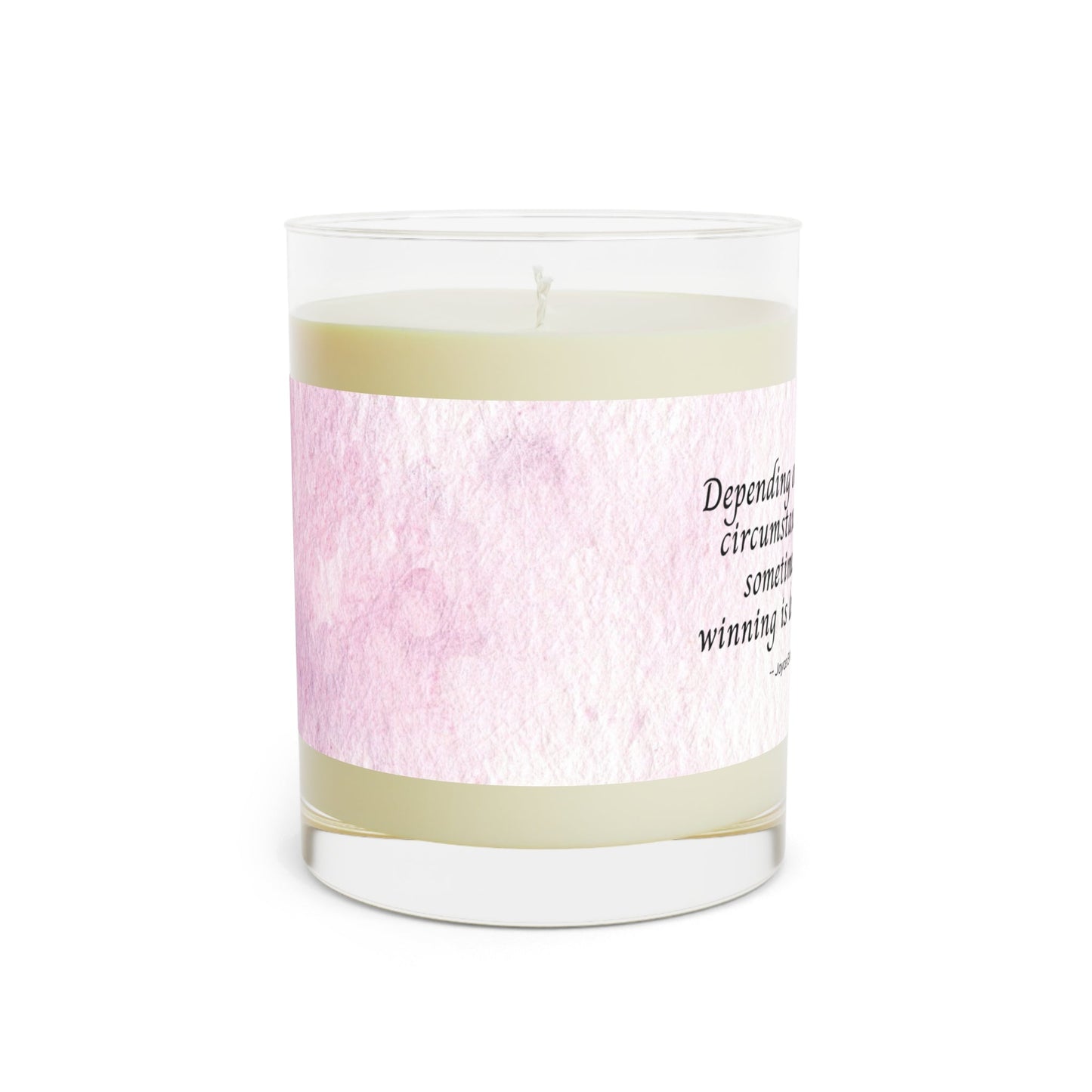 Winning Is Losing Candle | Reflective Quote Soy Candle